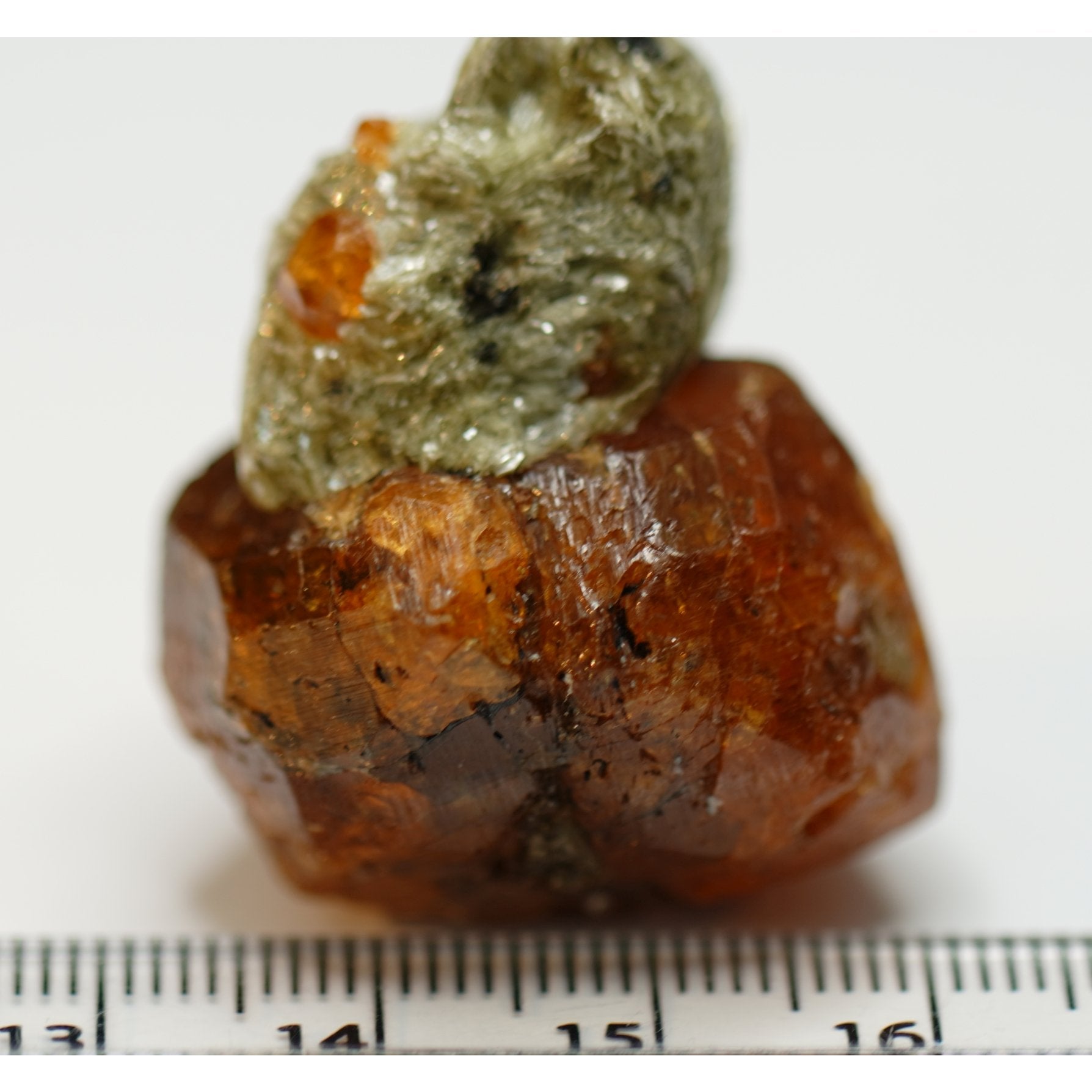 169.52Ct Spessartite Garnet Crystal On Matrix Loliondo Tanzania Untreated Unheated