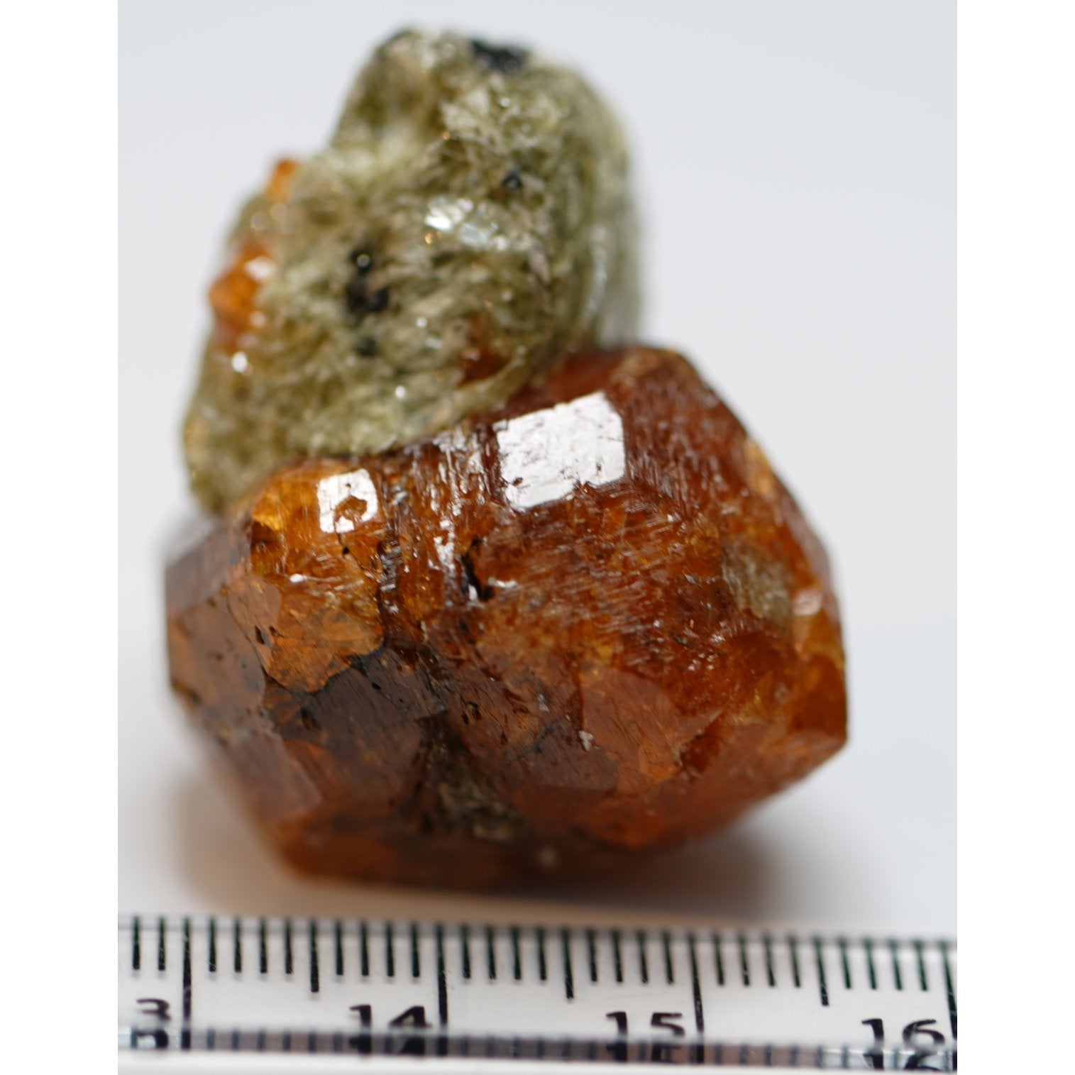 169.52Ct Spessartite Garnet Crystal On Matrix Loliondo Tanzania Untreated Unheated