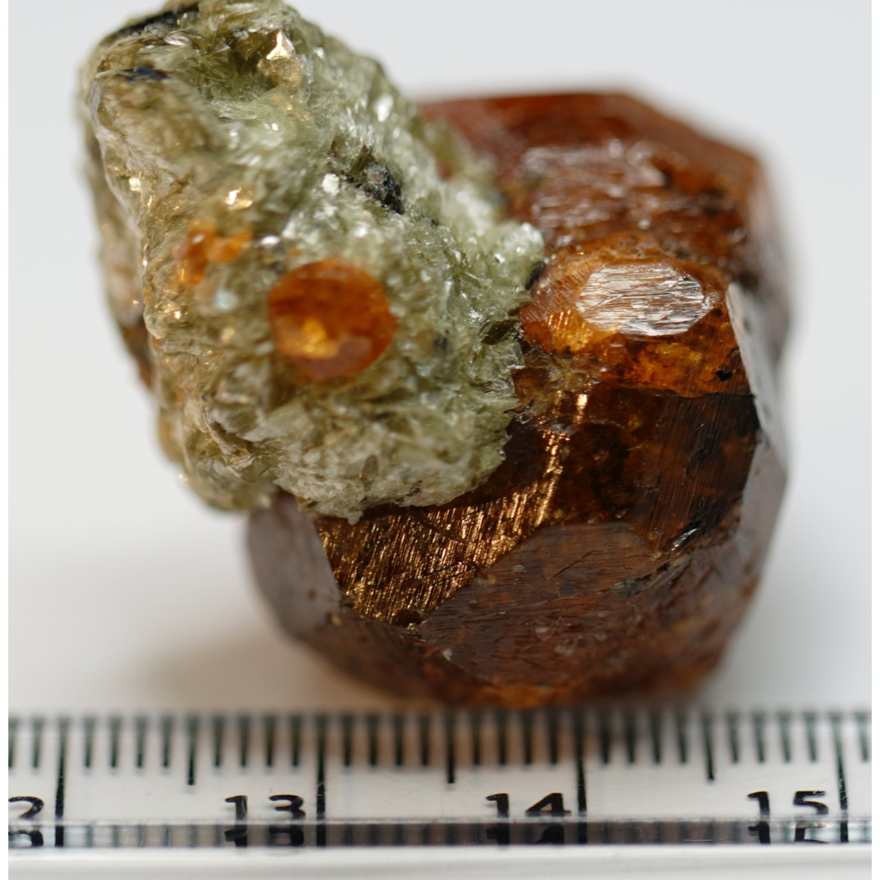 169.52Ct Spessartite Garnet Crystal On Matrix Loliondo Tanzania Untreated Unheated
