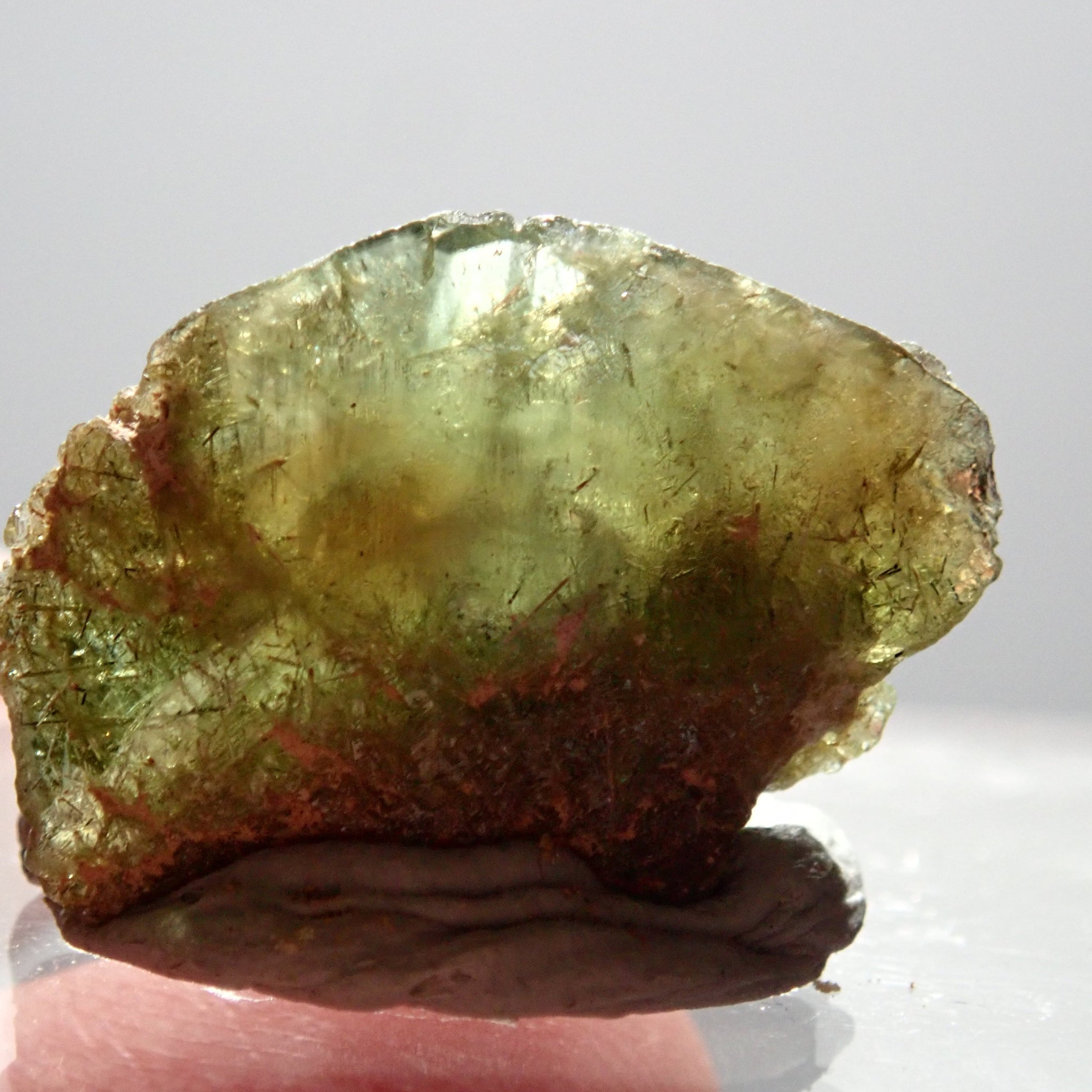 17.33Ct Chrome Sphene Crystal Tanzania Very Rare