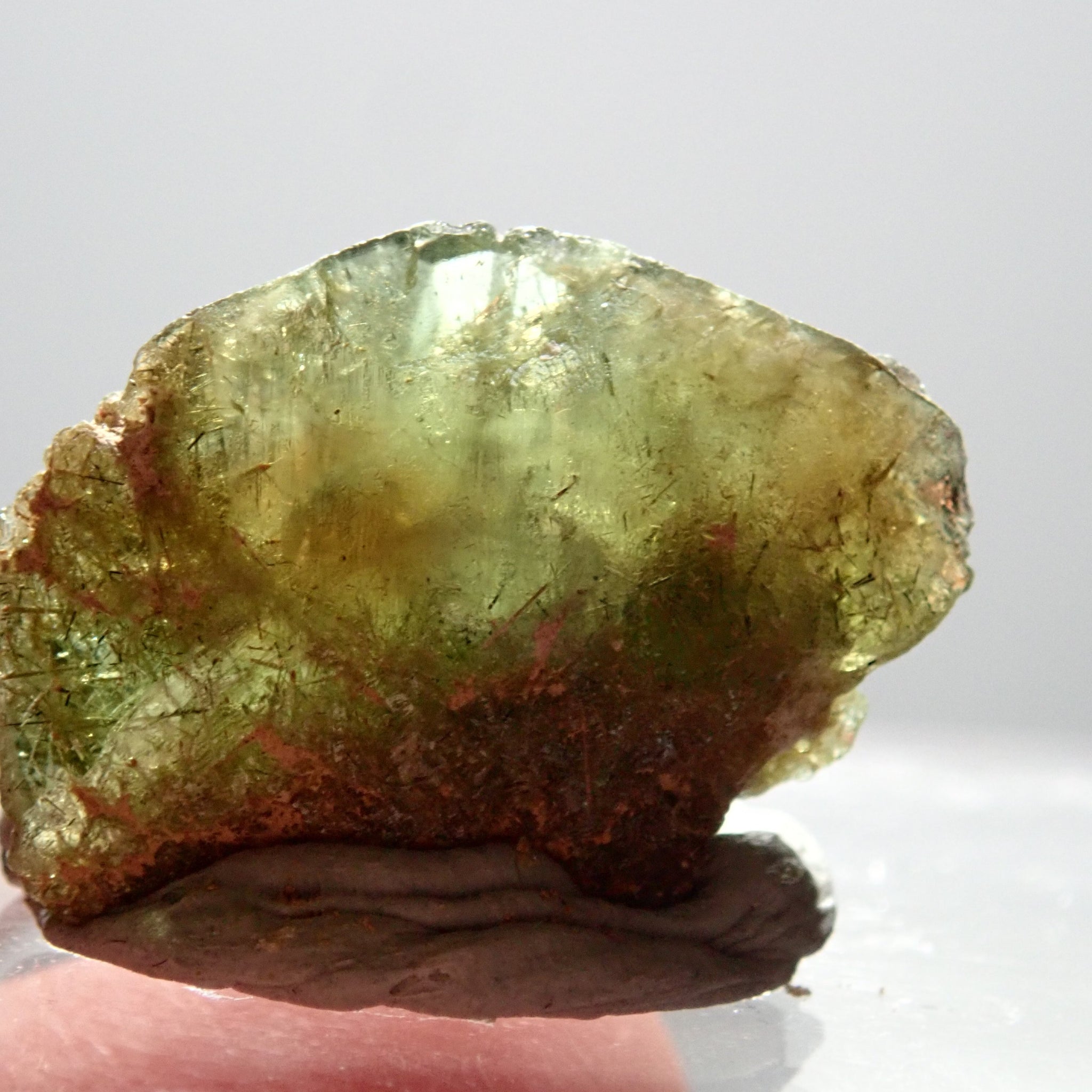 17.33Ct Chrome Sphene Crystal Tanzania Very Rare