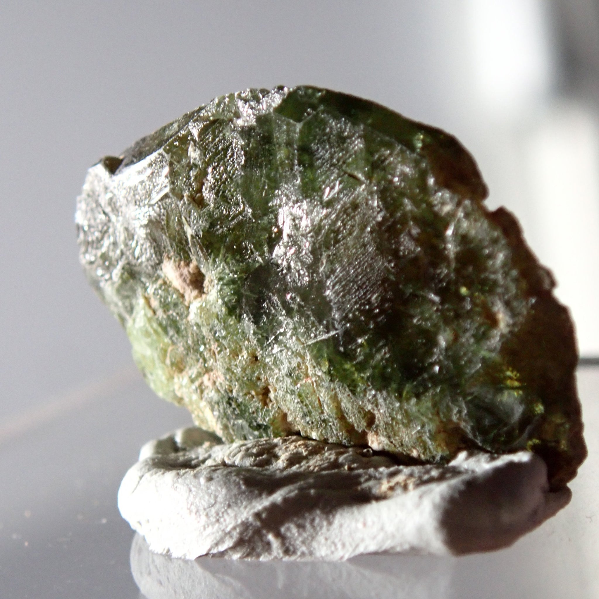 17.33Ct Chrome Sphene Crystal Tanzania Very Rare