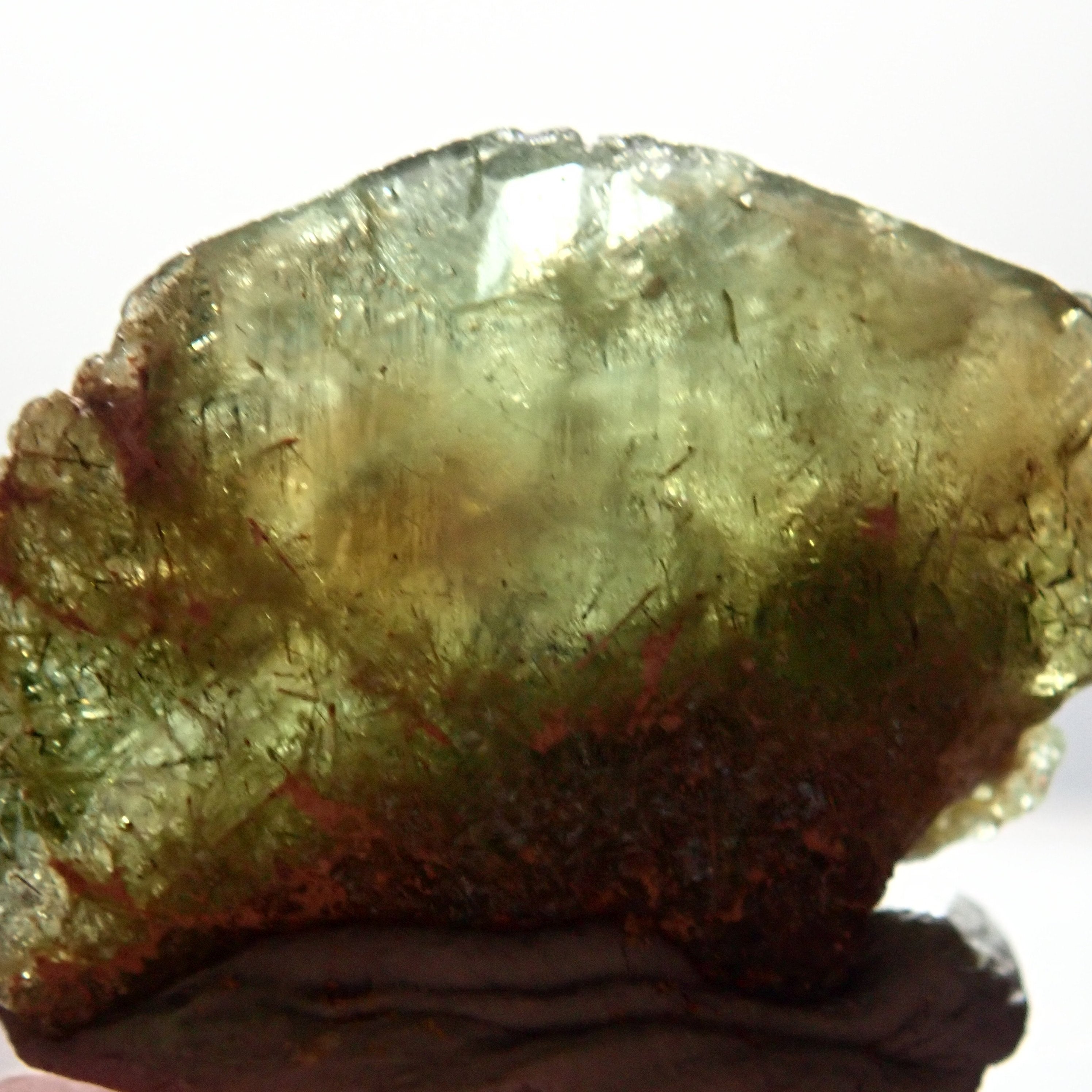 17.33Ct Chrome Sphene Crystal Tanzania Very Rare