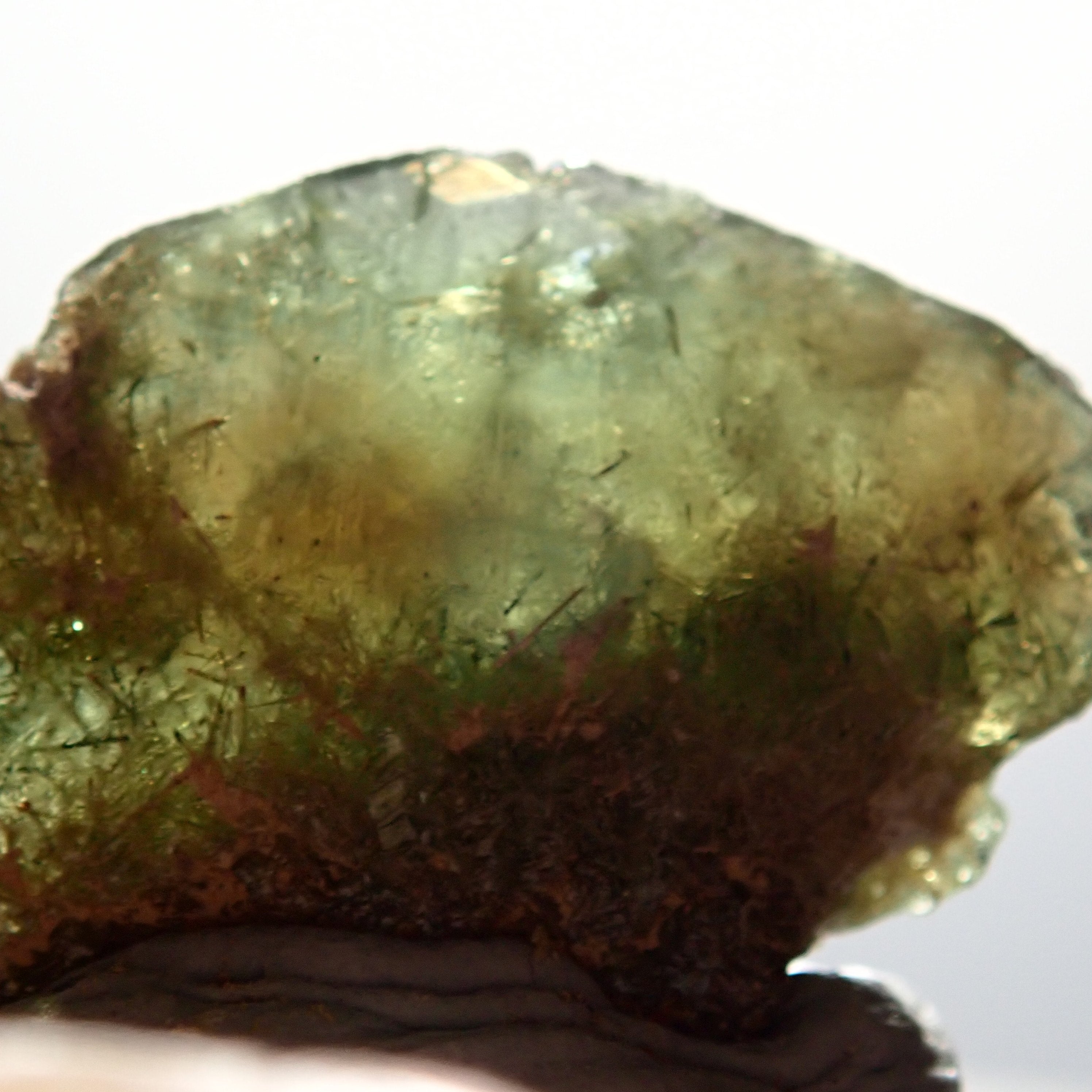 17.33Ct Chrome Sphene Crystal Tanzania Very Rare