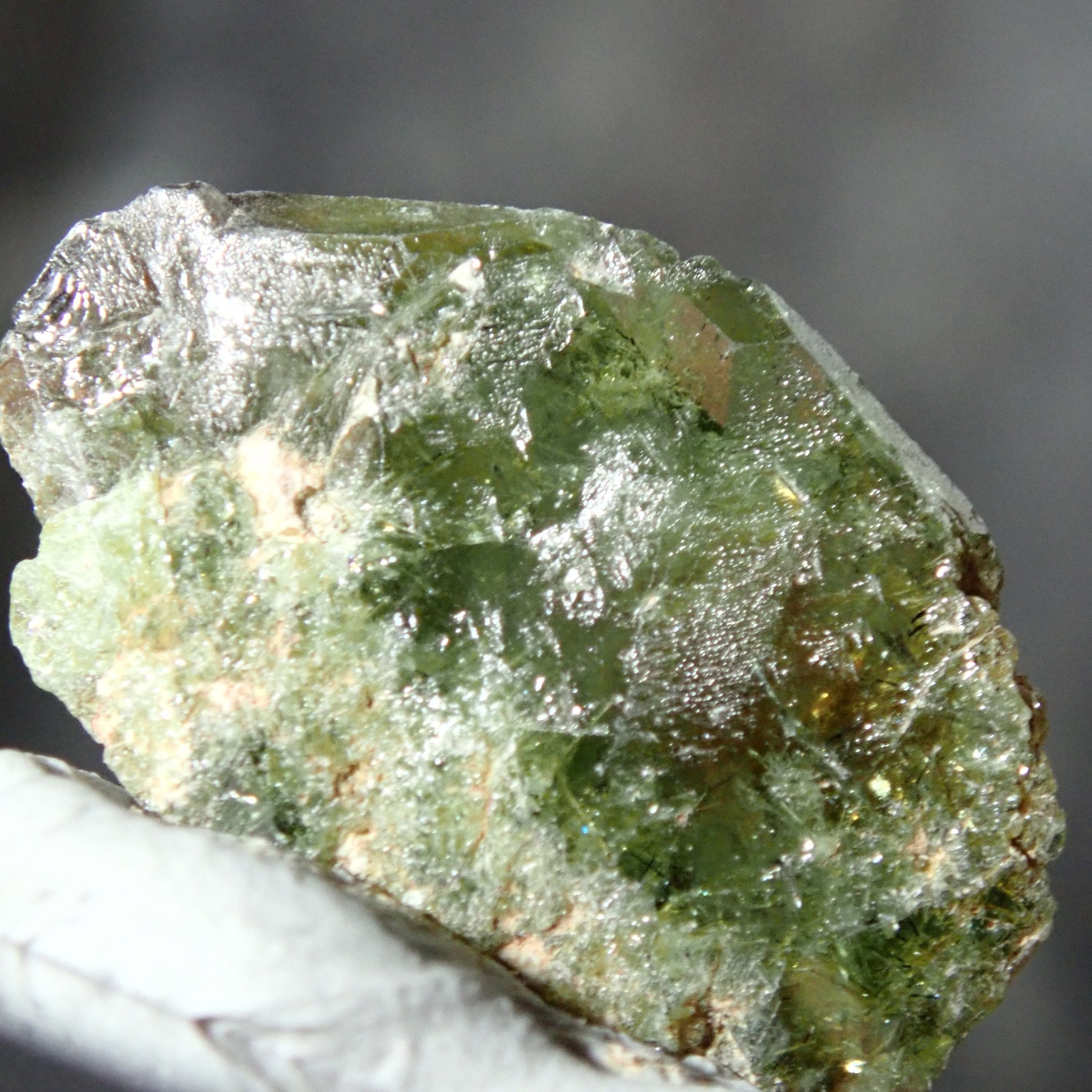 17.33Ct Chrome Sphene Crystal Tanzania Very Rare