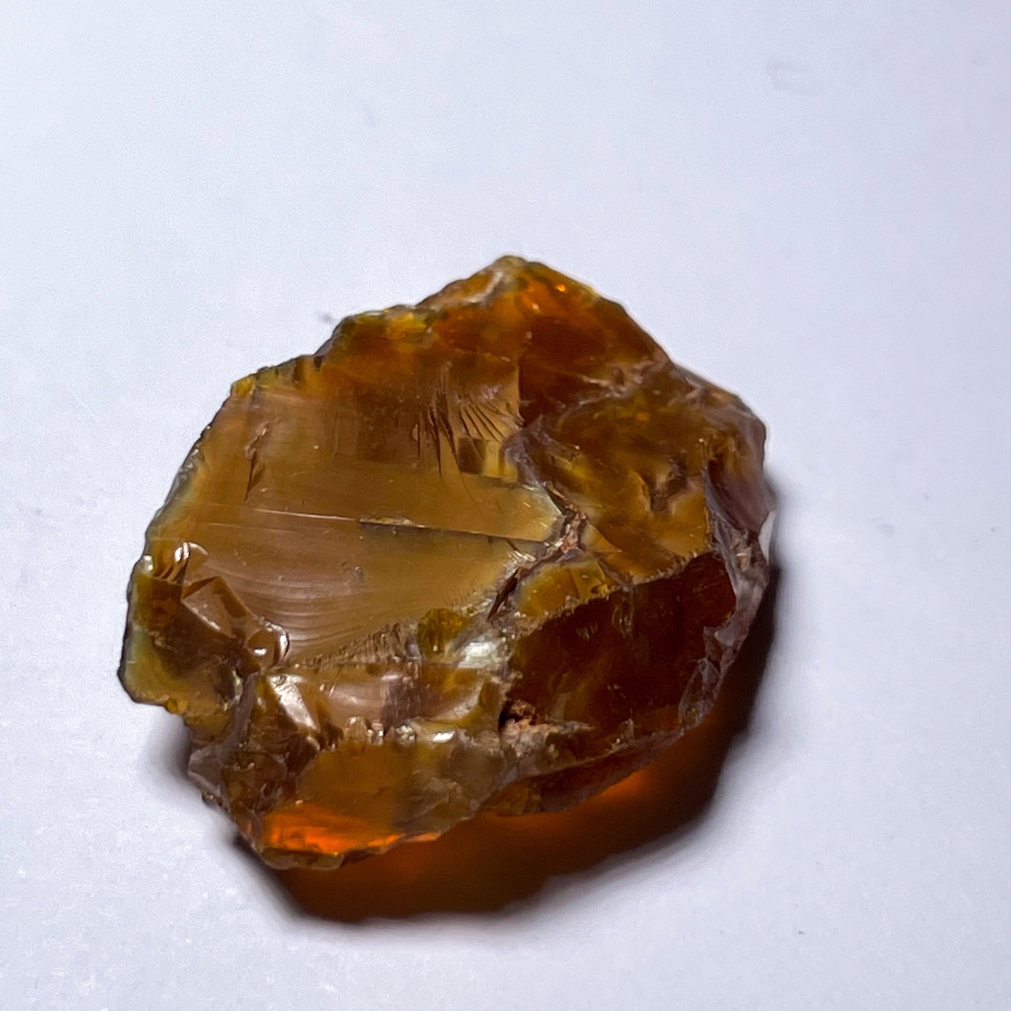 19.34Ct Opal Tanzania Untreated Unheated From A 1999 Deposit Chatoyant (Cats-Eye Effect) Has An