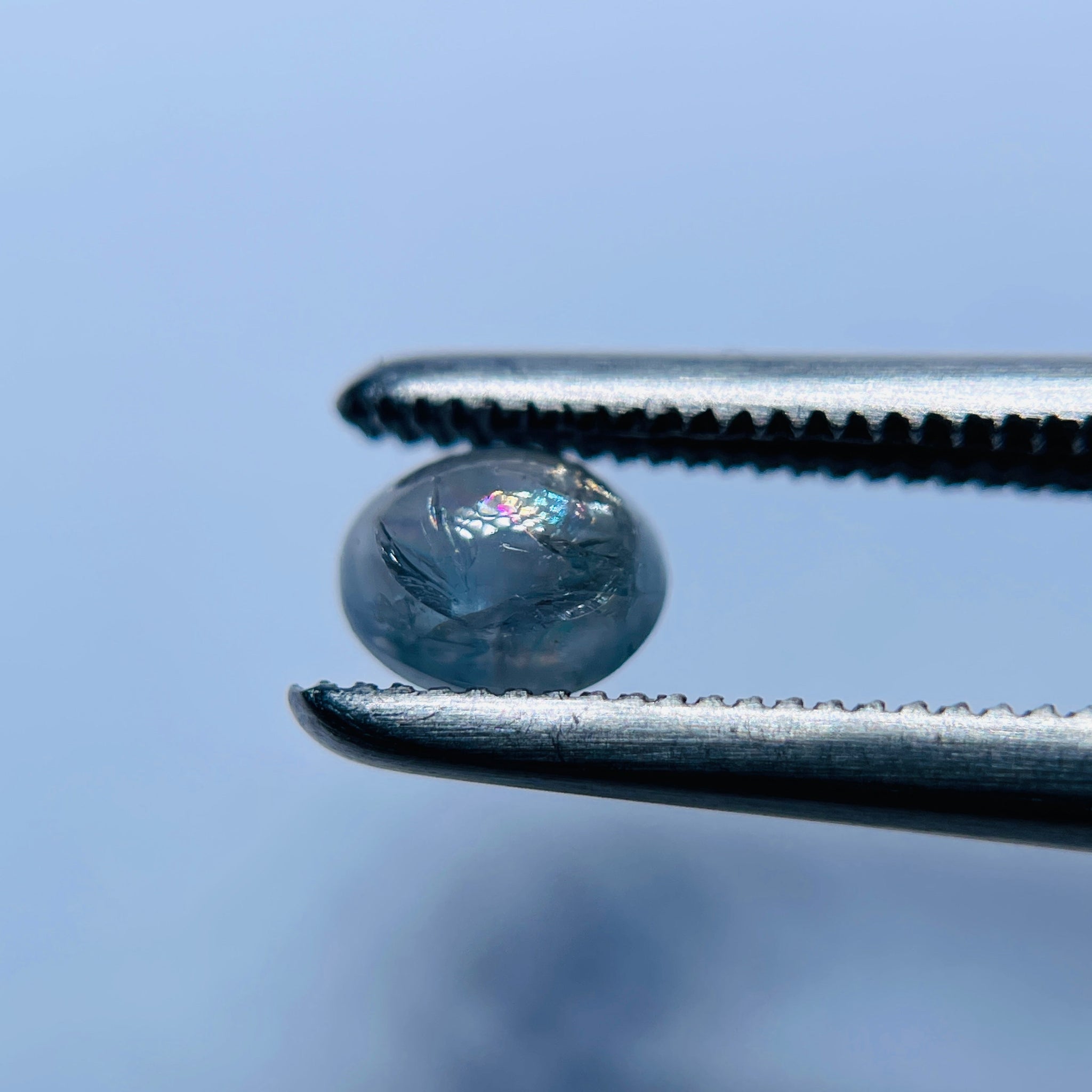 0.48Ct Cats-Eye Alexandrite Lake Manyara Tanzania. Untreated Unheated. Yep Thats A Rainbow In It