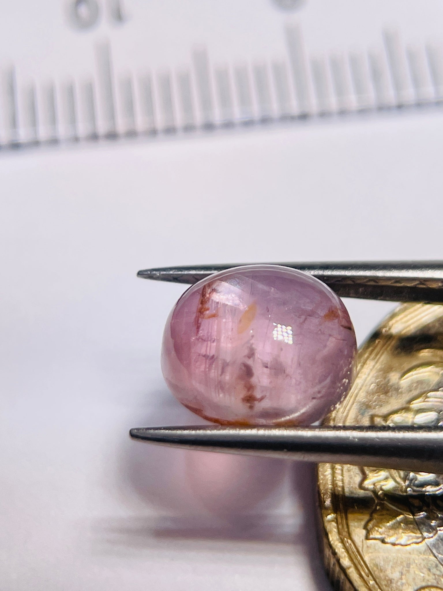 3.63Ct Sapphire Tanzania. Untreated Unheated. Seems To Have A Moving Spot/star