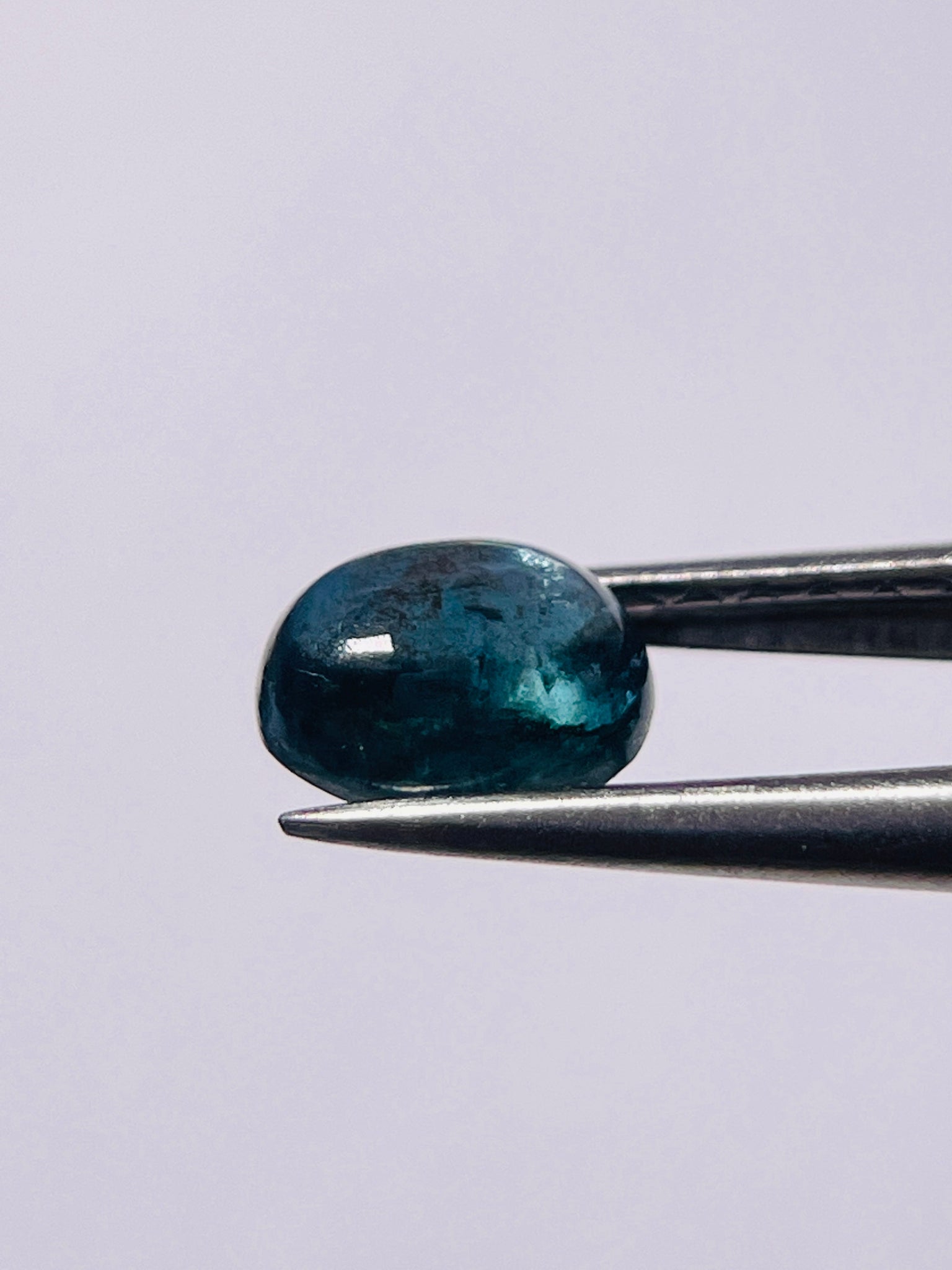 1.30Ct Sapphire Cabochon Seems To Have A Moving Star But As Point Umba Valley Tanzania. Untreated