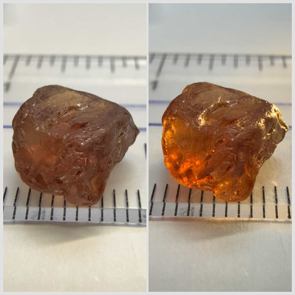 Colour Shift Garnet, 5.84ct, Tanzania, Untreated Unheated, clean with 1 veil, slightly flattish shape