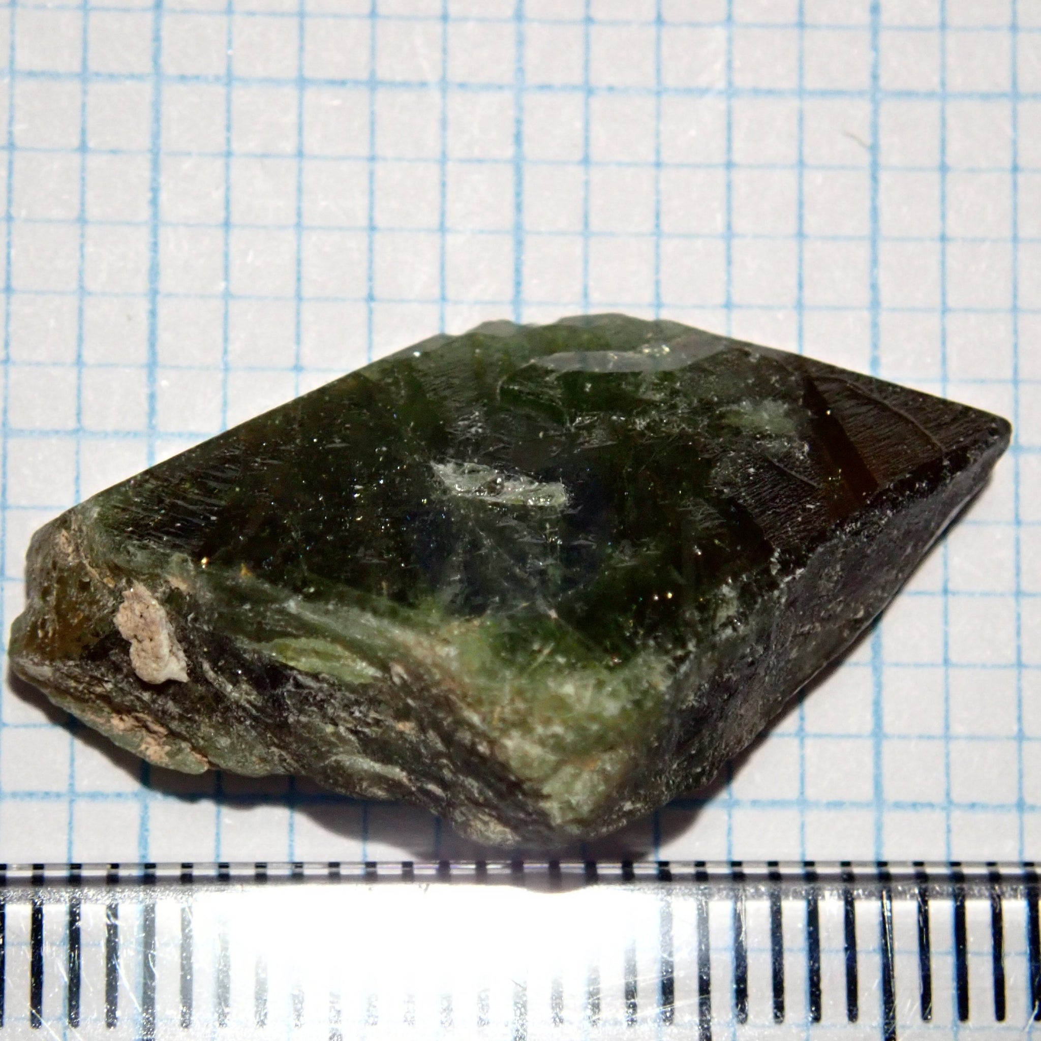 19.72Ct Chrome Sphene Crystal Tanzania Very Rare