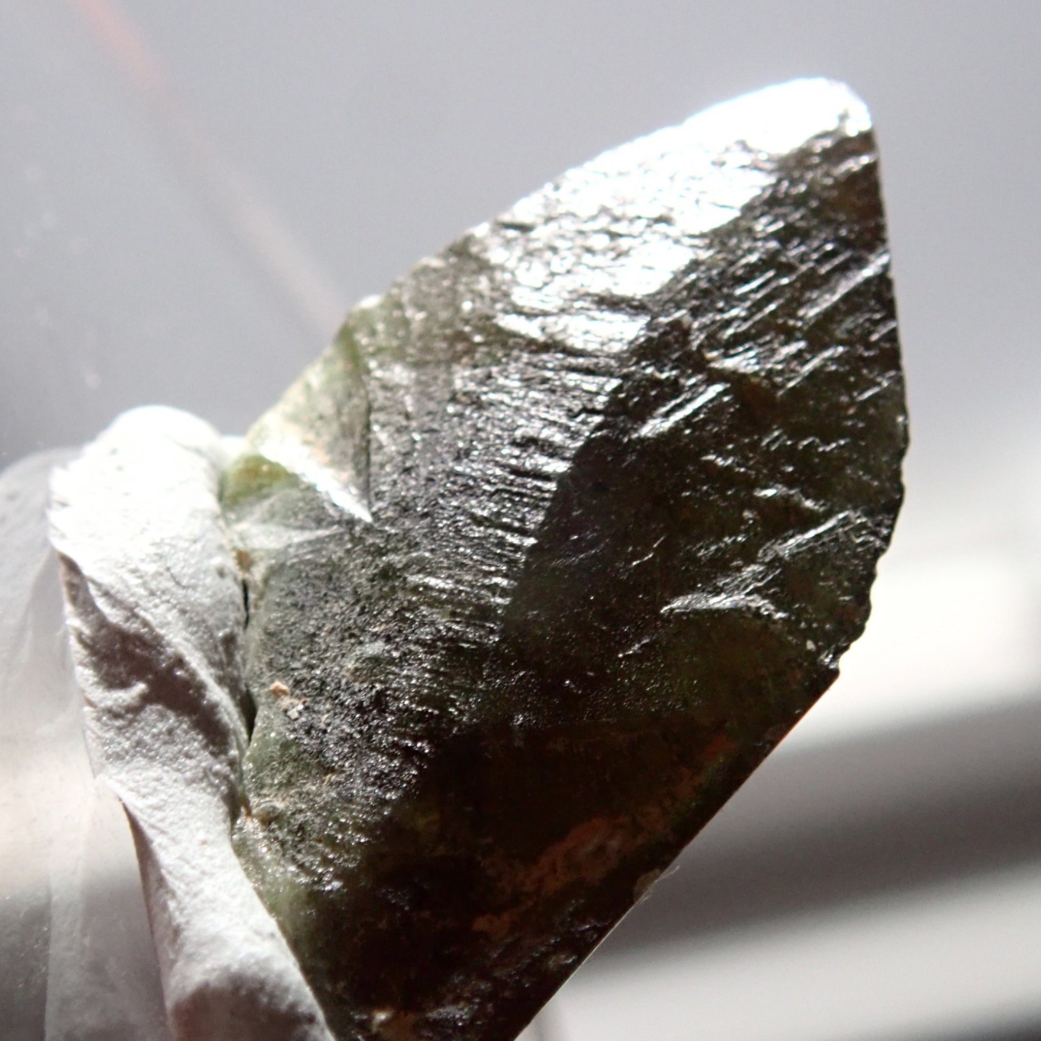 19.72Ct Chrome Sphene Crystal Tanzania Very Rare