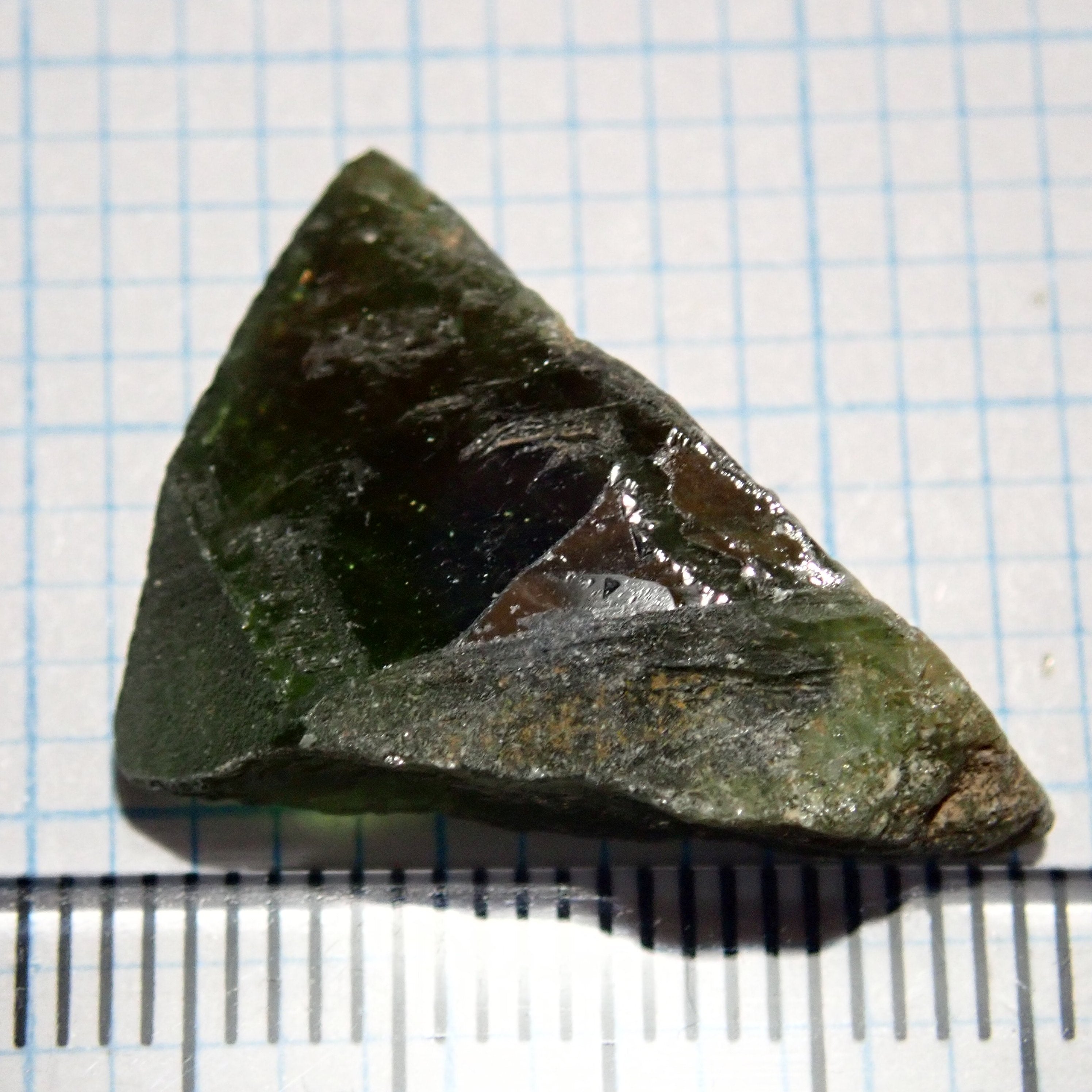 19.92Ct Chrome Sphene Crystal Tanzania Very Rare