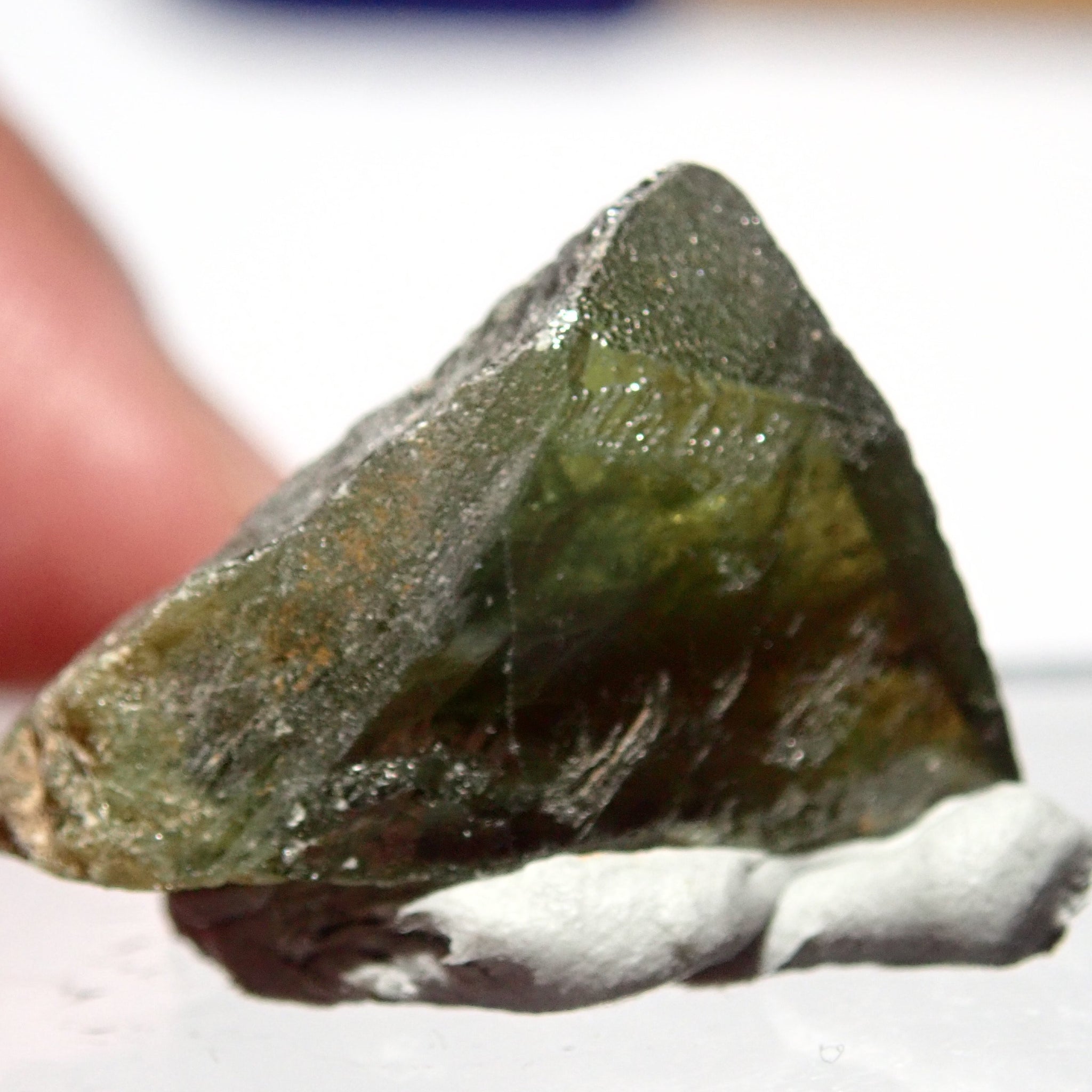 19.92Ct Chrome Sphene Crystal Tanzania Very Rare