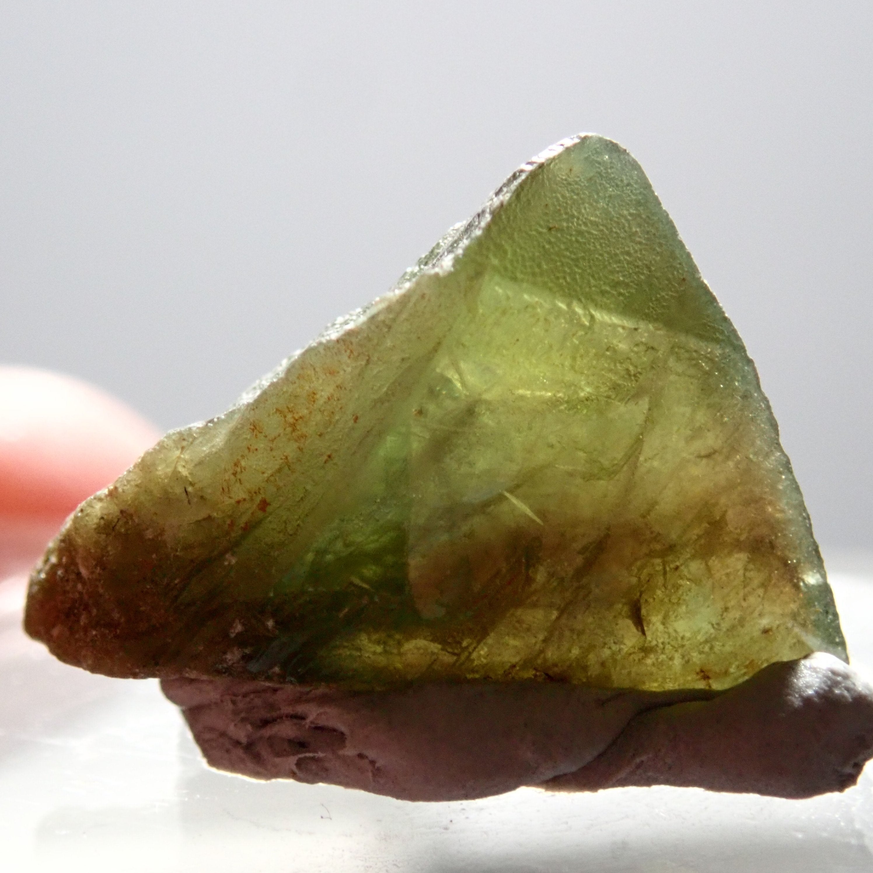 19.92Ct Chrome Sphene Crystal Tanzania Very Rare