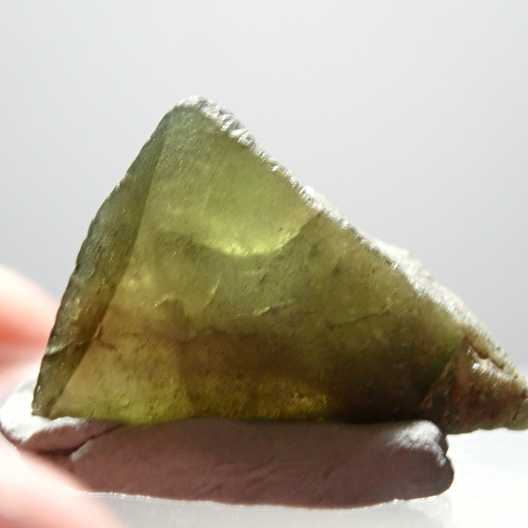 19.92Ct Chrome Sphene Crystal Tanzania Very Rare