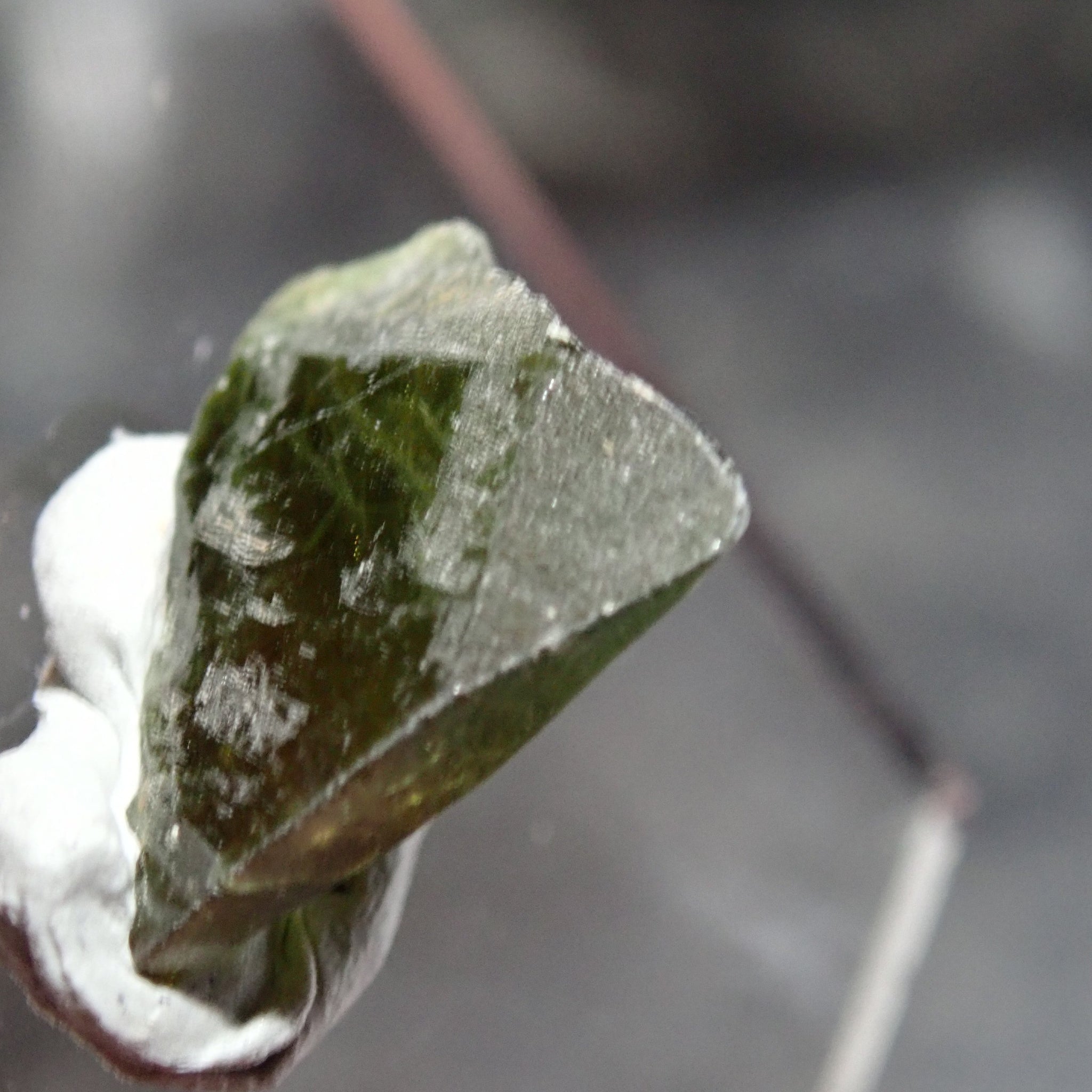 19.92Ct Chrome Sphene Crystal Tanzania Very Rare