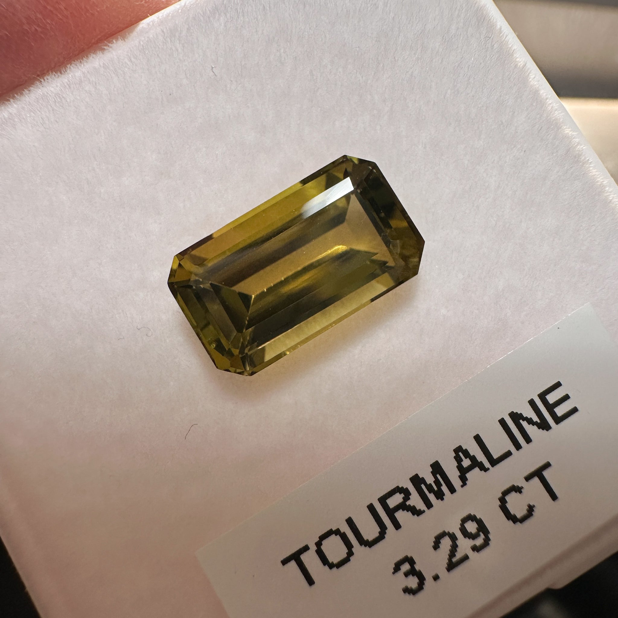 Tourmaline, 3.29ct, Tanzania, Untreated Unheated