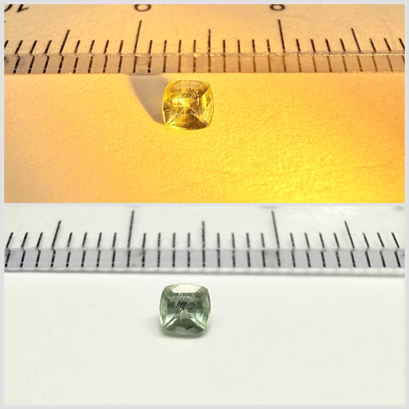 Alexandrite, 0.15ct, Manyara, Tanzania, Untreated Unheated. Tiny tiny stone, very slight colour change