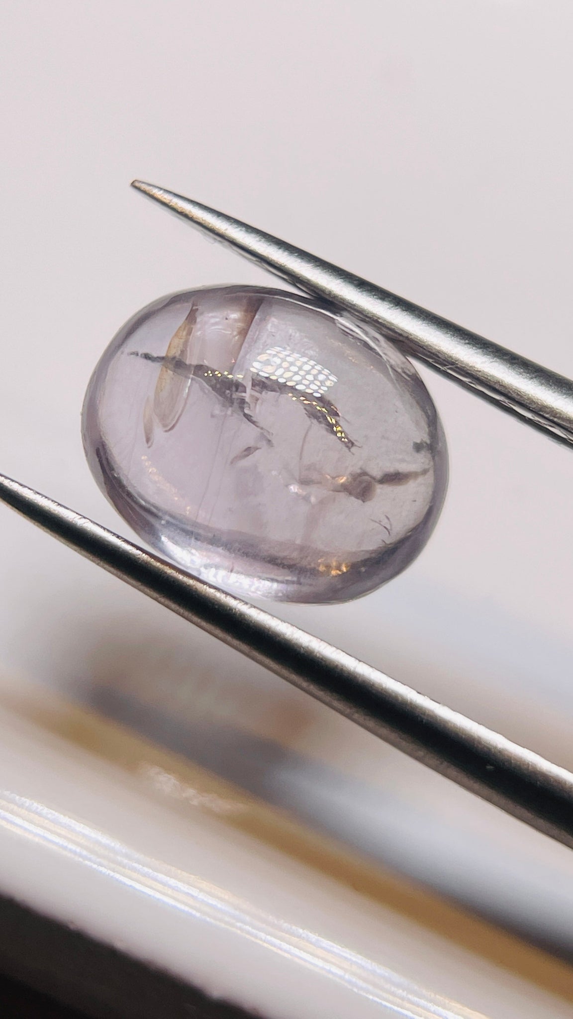 5.20Ct Colour Change / Shift Sapphire Cabochon Umba Valley Tanzania. Untreated Unheated.