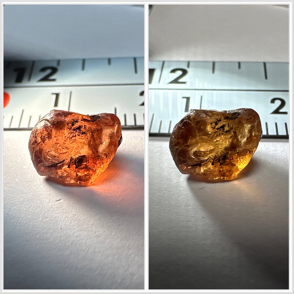 2.59ct Colour Change Garnet, Tanzania, Untreated Unheated, slight inclusions on the outside, rest clean