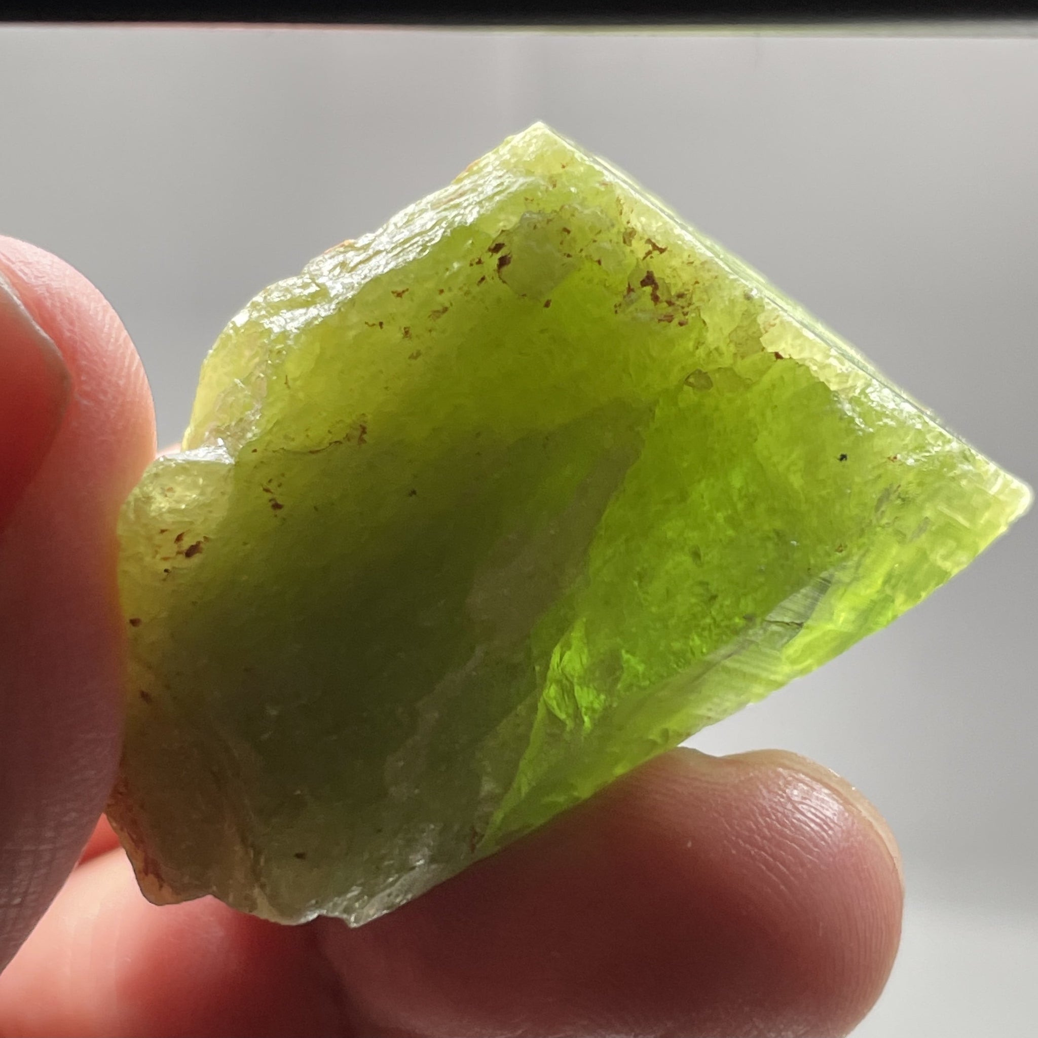 65.40Gm / 327.00Ct Tsavorite Merelani Tanzania Untreated Unheated - With Gemmy Poritions. 44.5 X 21