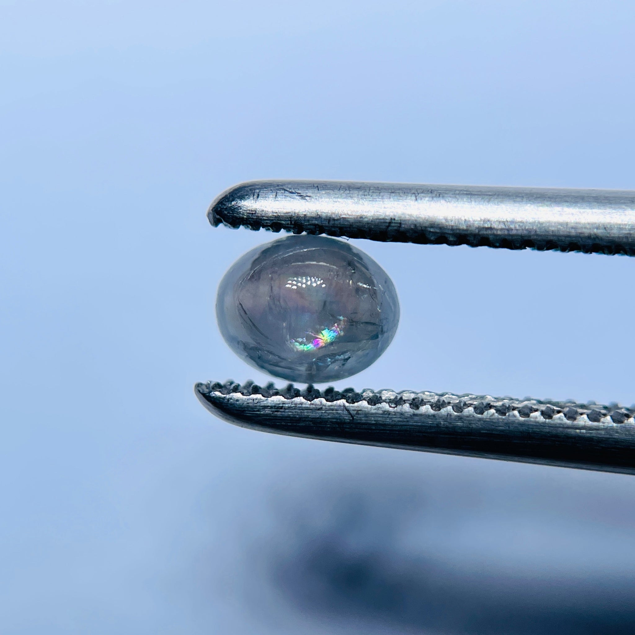 0.48Ct Cats-Eye Alexandrite Lake Manyara Tanzania. Untreated Unheated. Yep Thats A Rainbow In It