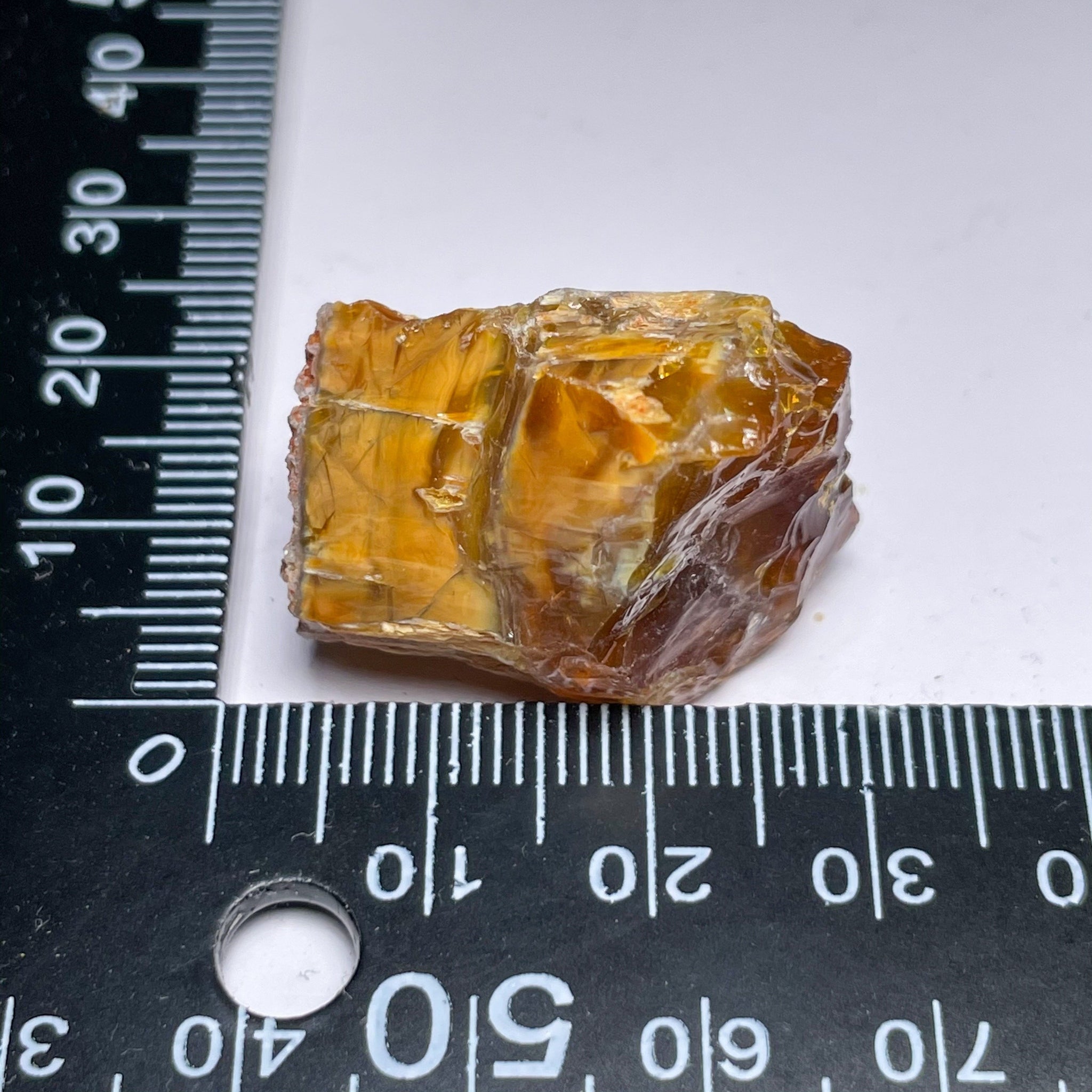 59.74Ct Opal Tanzania Untreated Unheated From A 1999 Deposit Chatoyant (Cats-Eye Effect) Has An