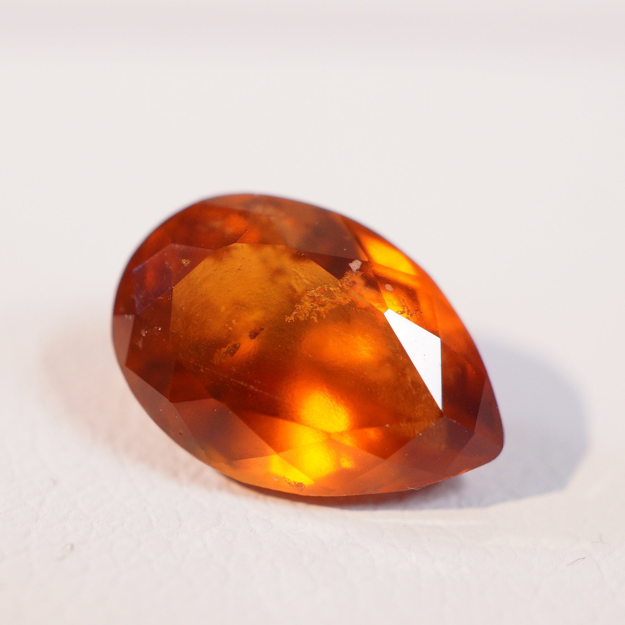 2.22Ct Hessonite Garnet Tanzania Untreated Unheated
