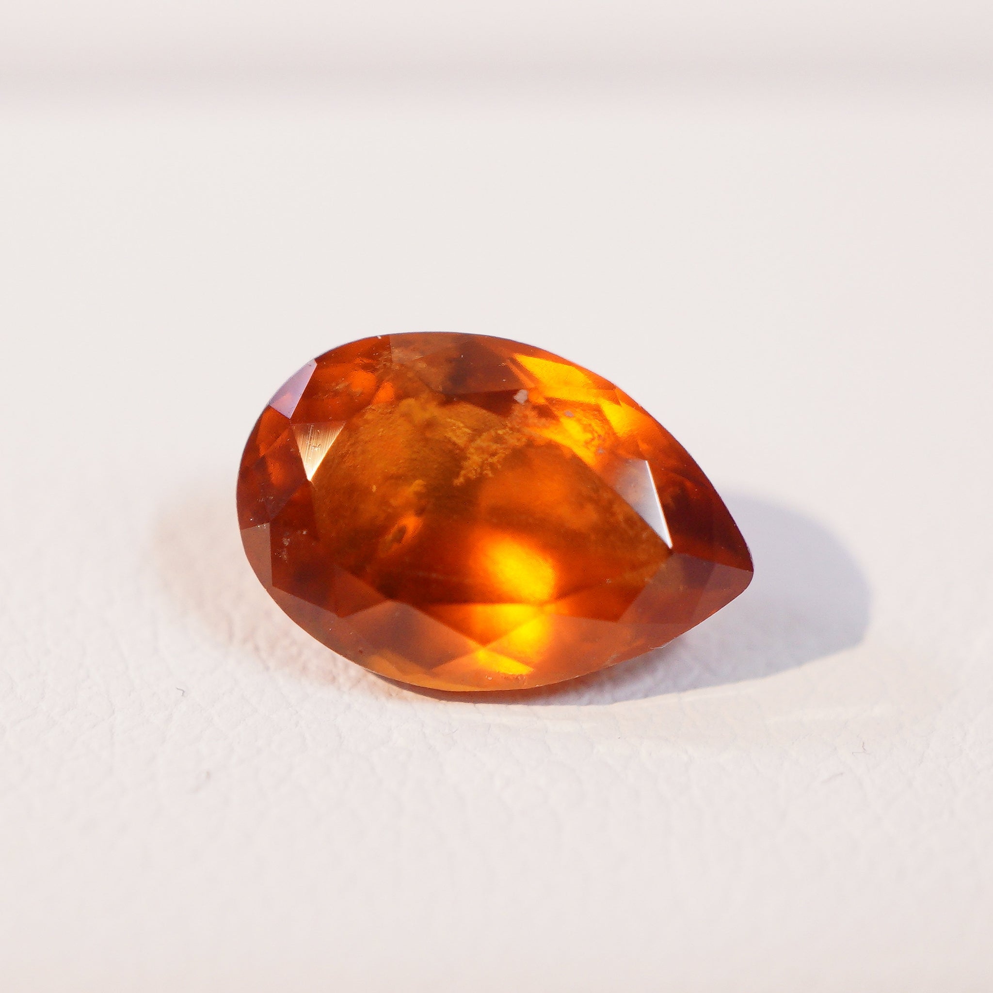 2.22Ct Hessonite Garnet Tanzania Untreated Unheated