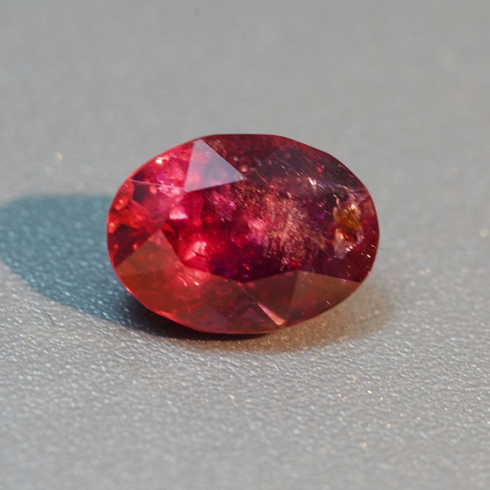2.23Ct Winza Sapphire Tanzania Untreated Unheated - Stone Has Both Blue And Red In It Is Color