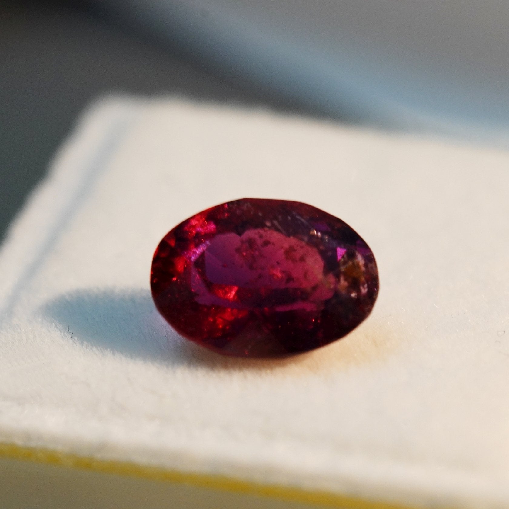 2.23Ct Winza Sapphire Tanzania Untreated Unheated - Stone Has Both Blue And Red In It Is Color