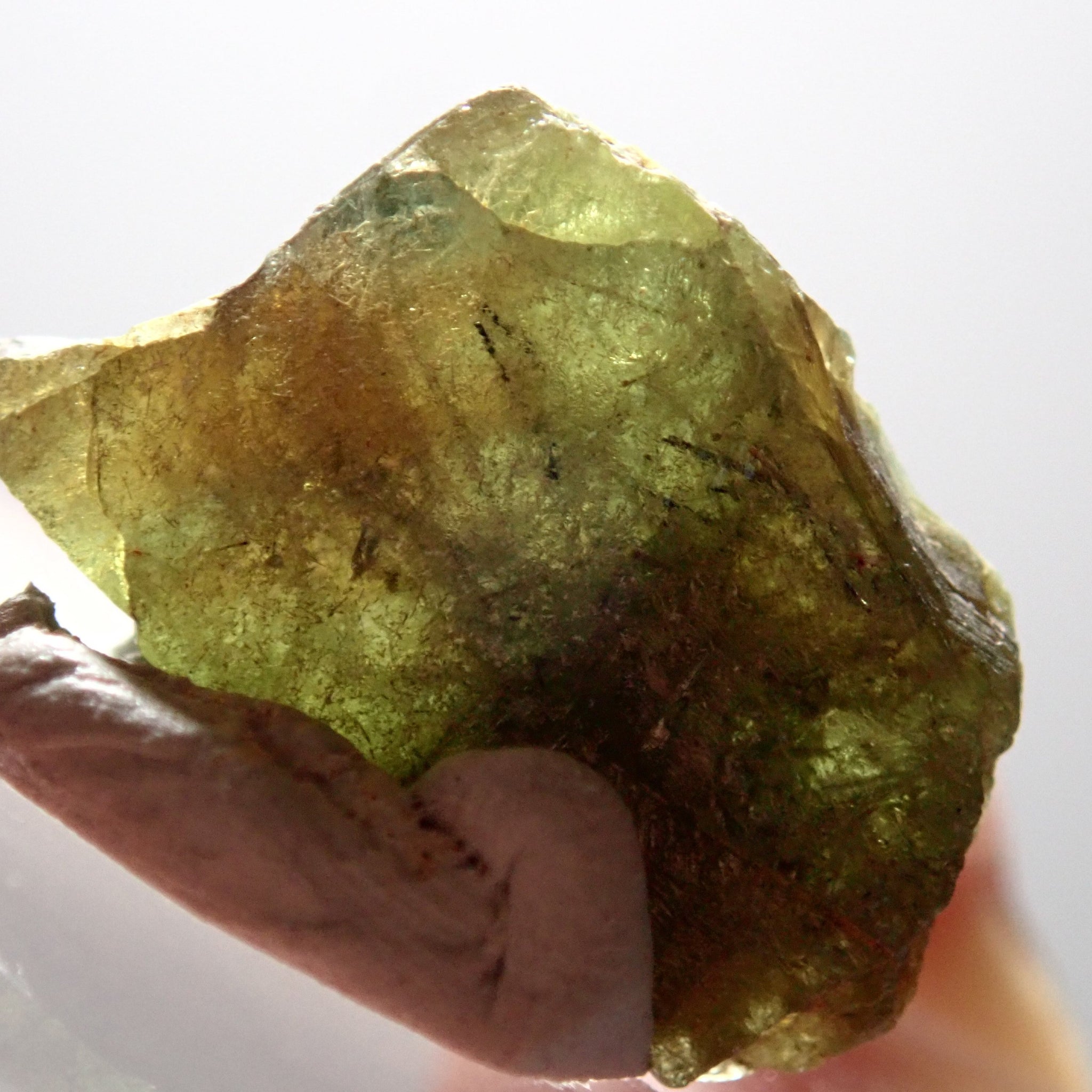 20.70Ct Chrome Sphene Crystal Tanzania Very Rare