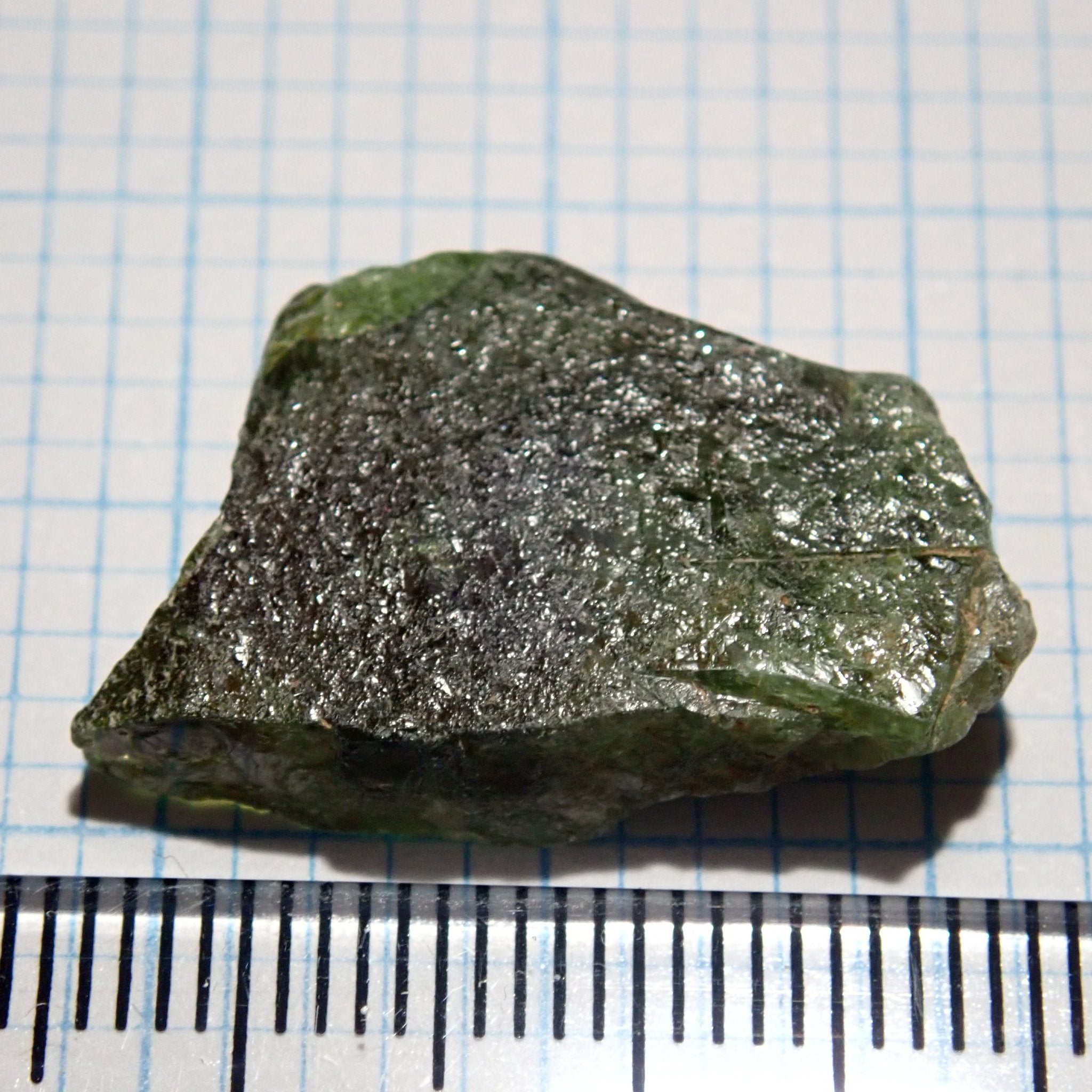 20.70Ct Chrome Sphene Crystal Tanzania Very Rare