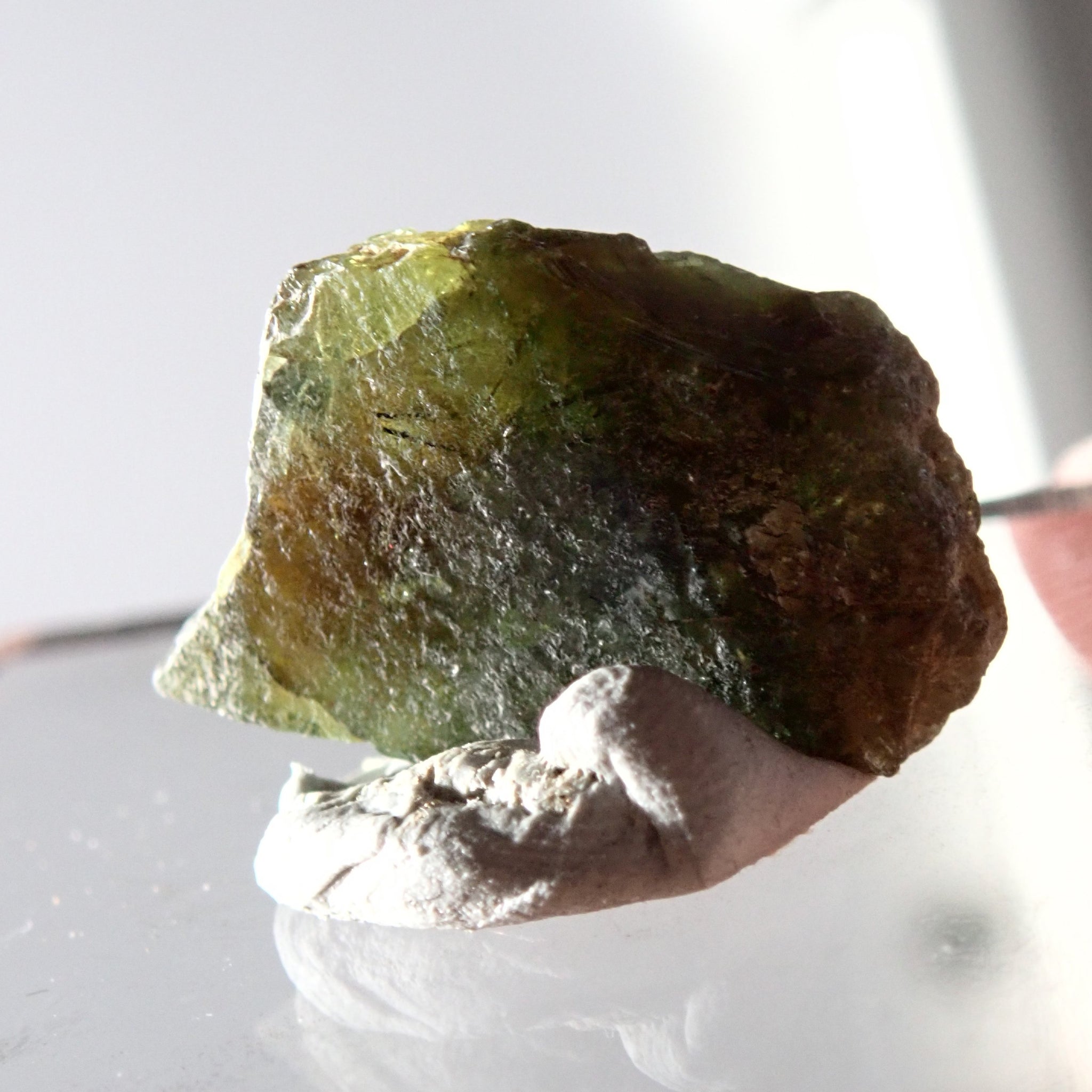 20.70Ct Chrome Sphene Crystal Tanzania Very Rare