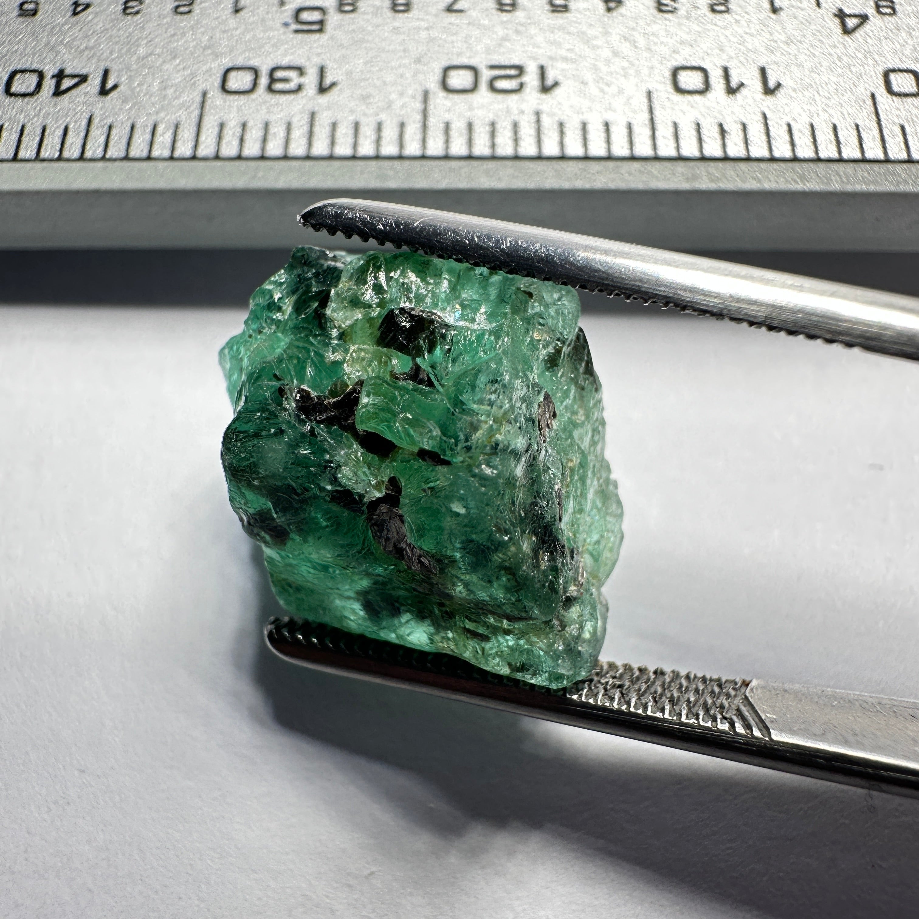 14.91Ct Emerald Crystal. Tanzania. No Oil Untreated Unheated.