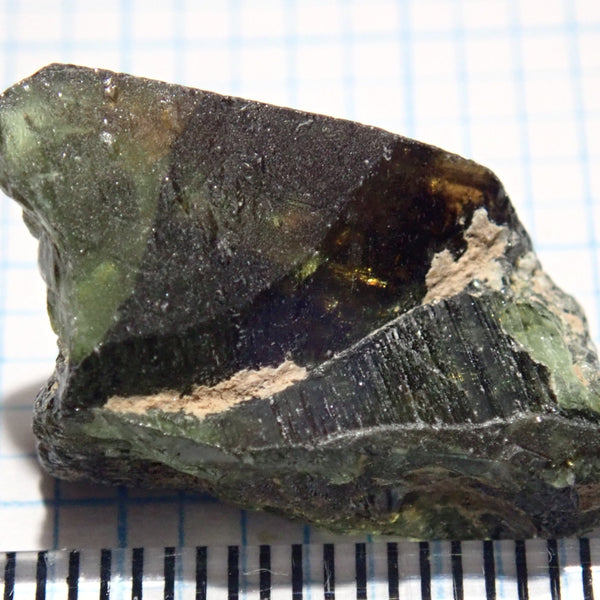 21.37Ct Chrome Sphene Crystal Tanzania Very Rare