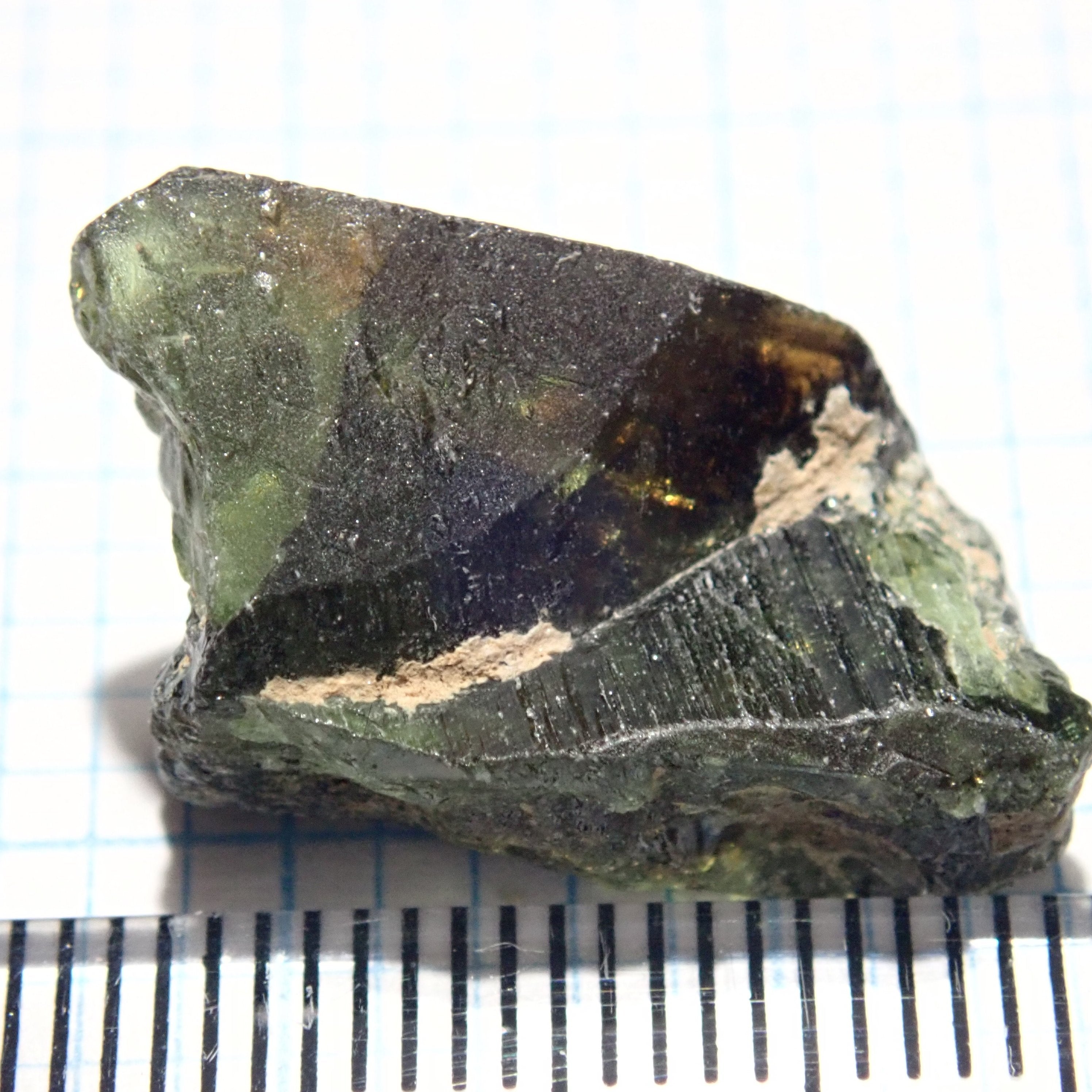 21.37Ct Chrome Sphene Crystal Tanzania Very Rare