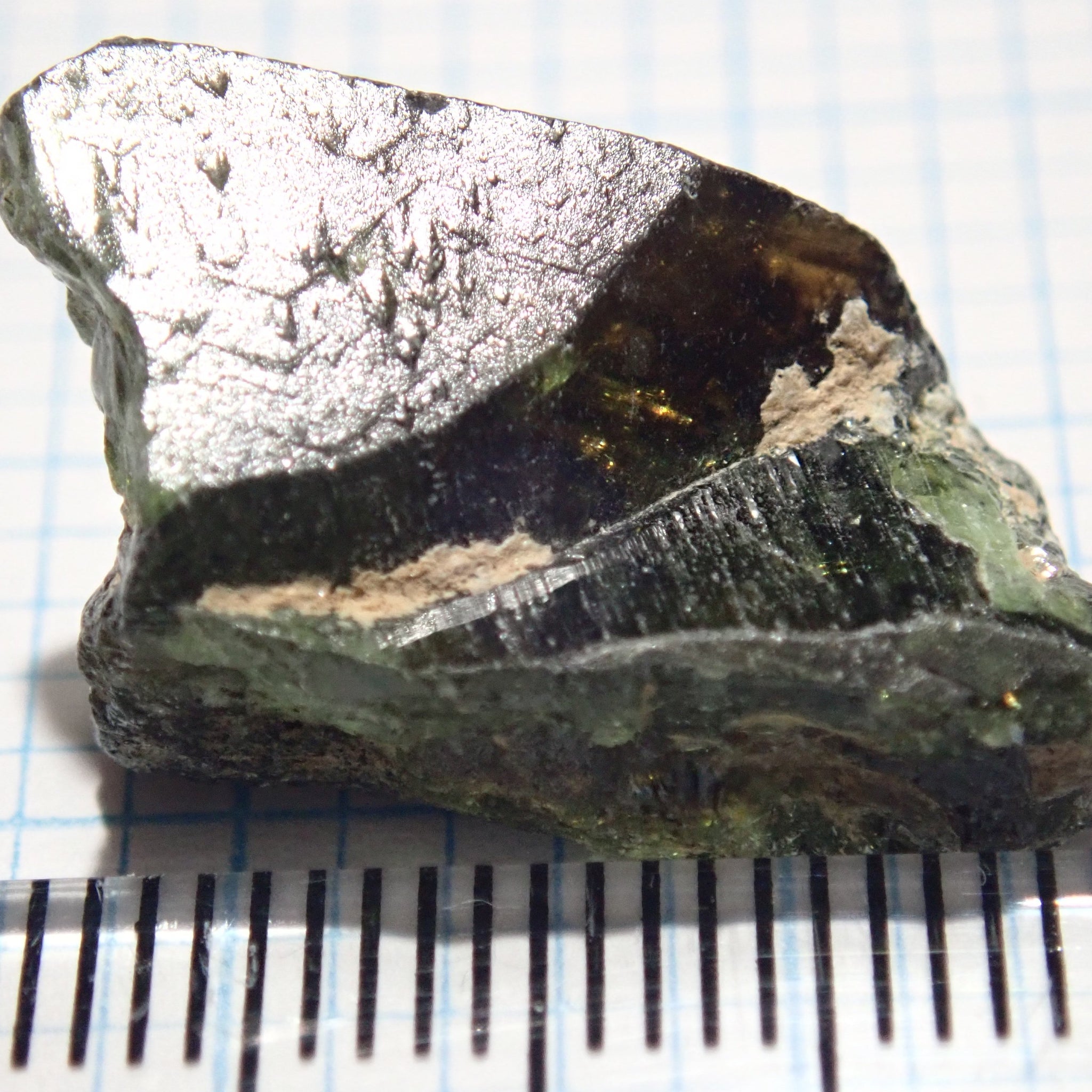 21.37Ct Chrome Sphene Crystal Tanzania Very Rare