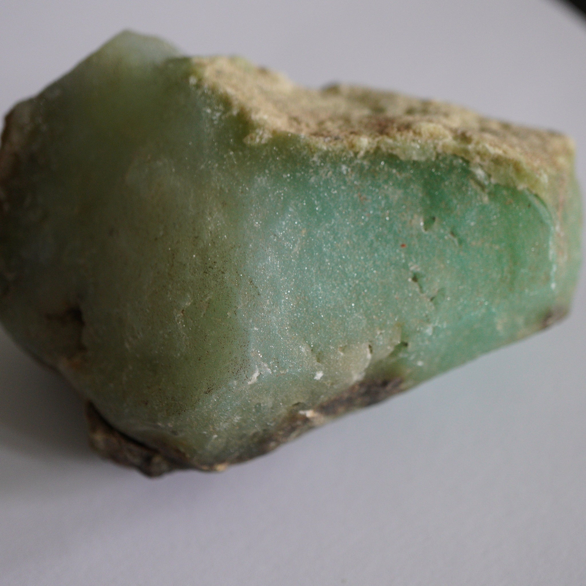 214.70Gm {107.35Ct} Chrysoprase Tanzania Untreated Unheated