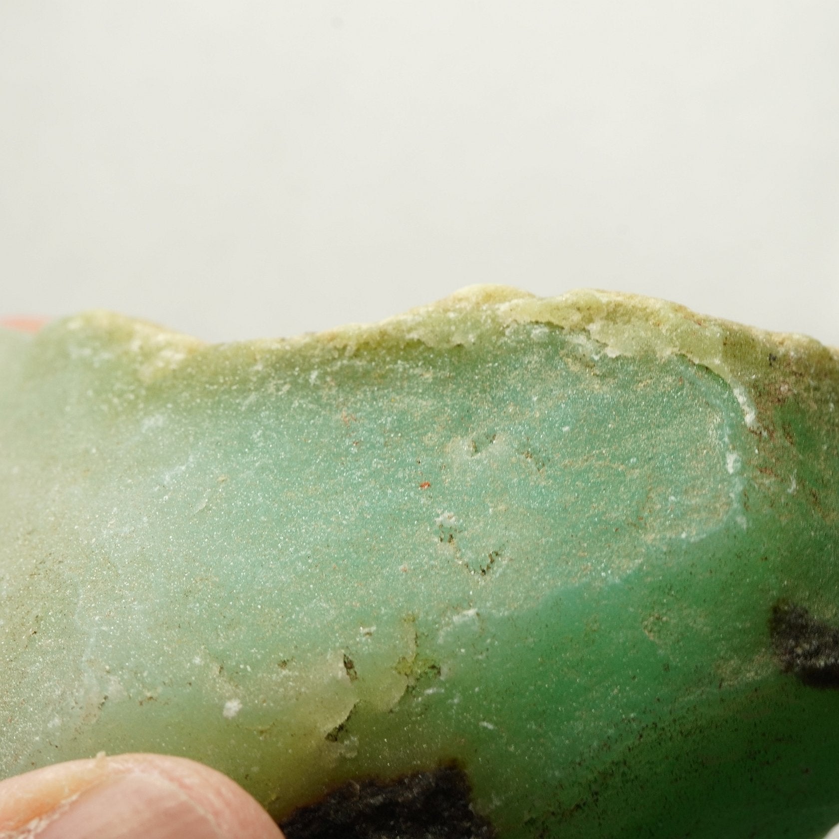 214.70Gm {107.35Ct} Chrysoprase Tanzania Untreated Unheated