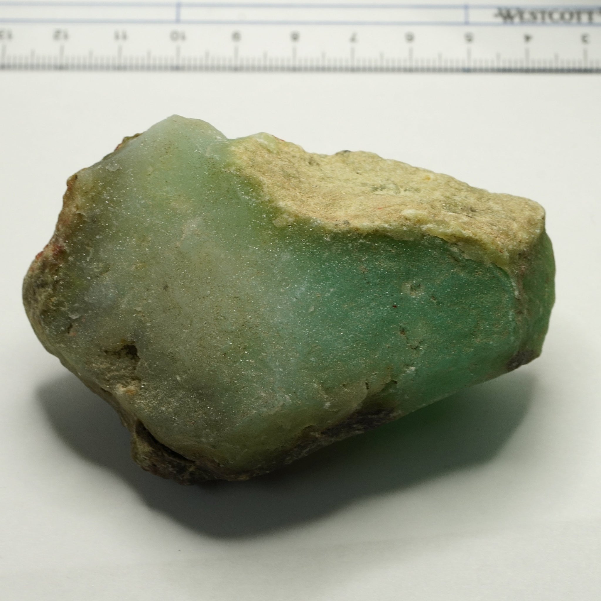 214.70Gm {107.35Ct} Chrysoprase Tanzania Untreated Unheated
