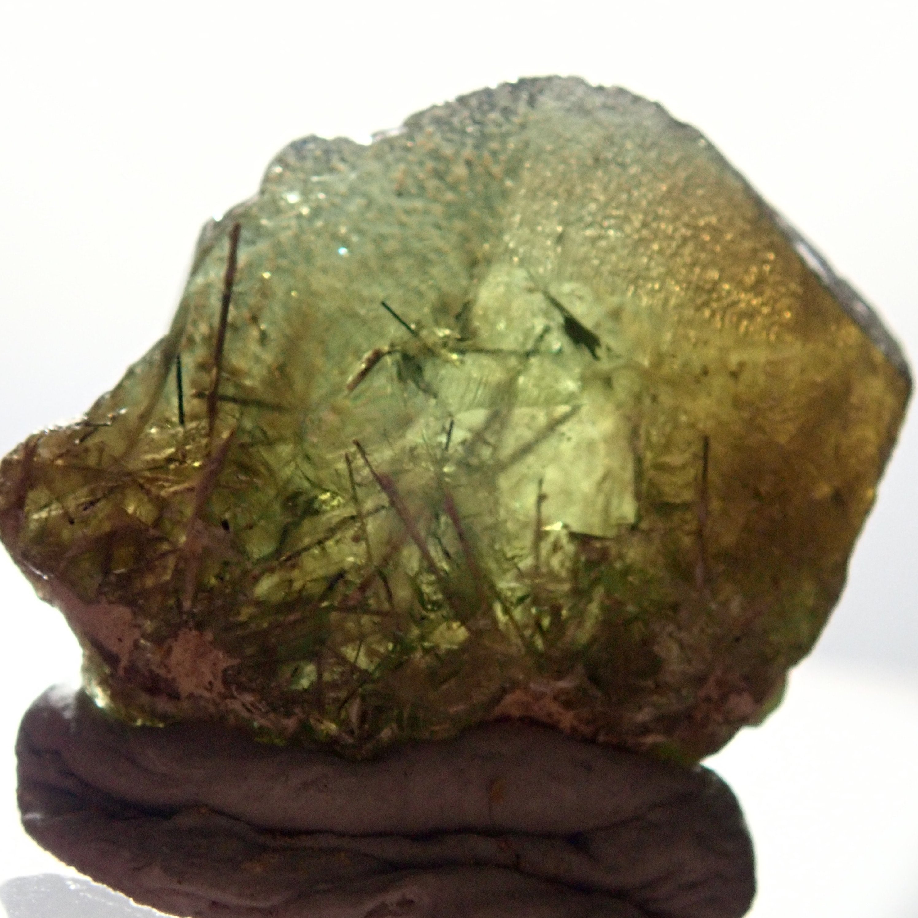 22.78Ct Chrome Sphene Crystal Tanzania Very Rare