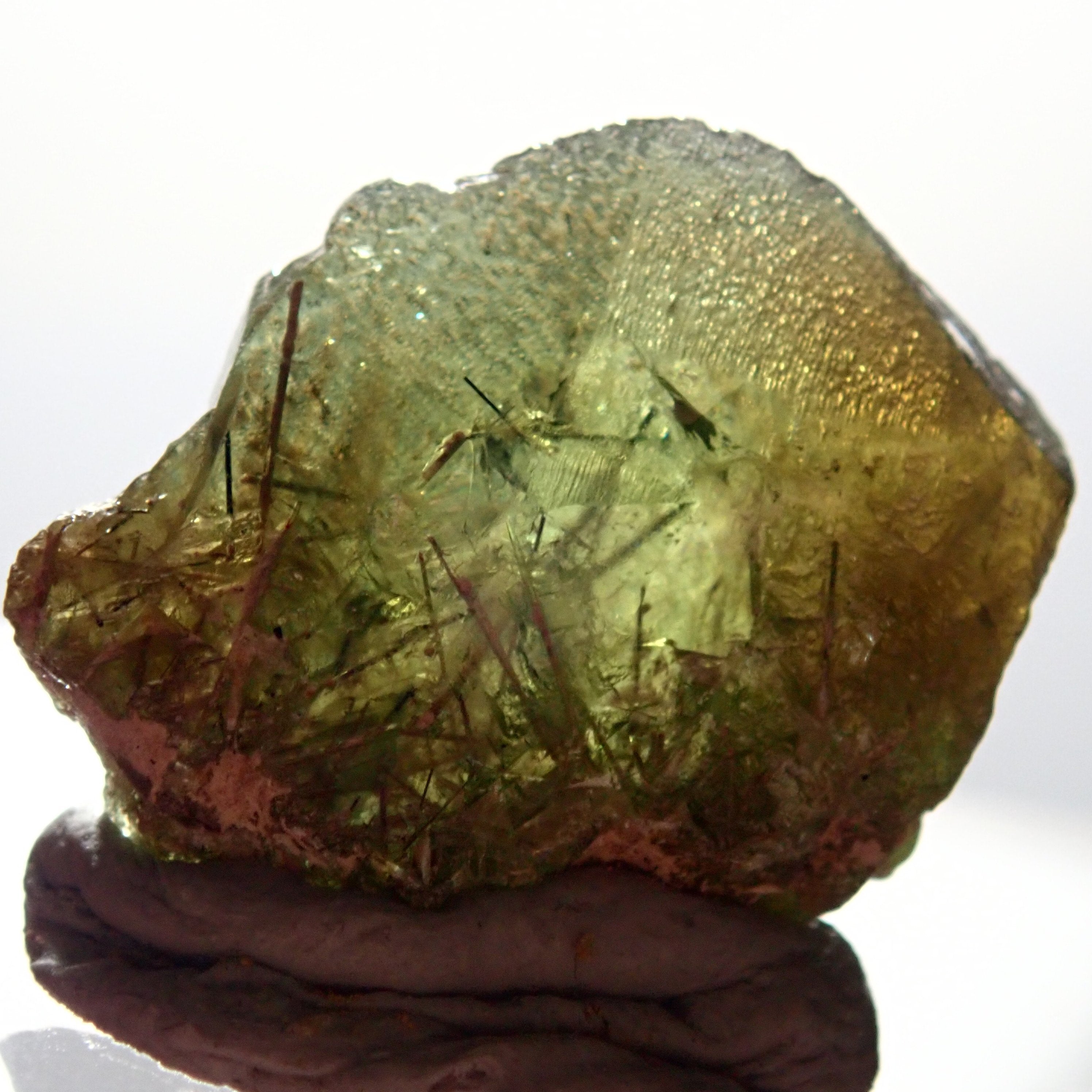 22.78Ct Chrome Sphene Crystal Tanzania Very Rare