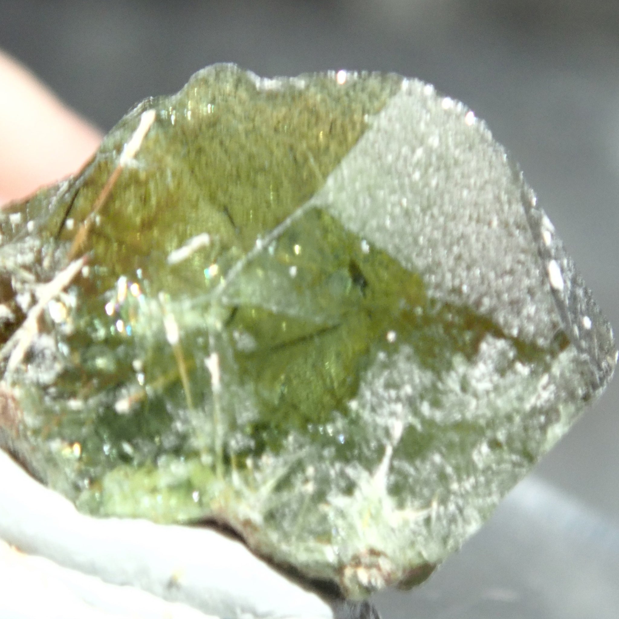 22.78Ct Chrome Sphene Crystal Tanzania Very Rare