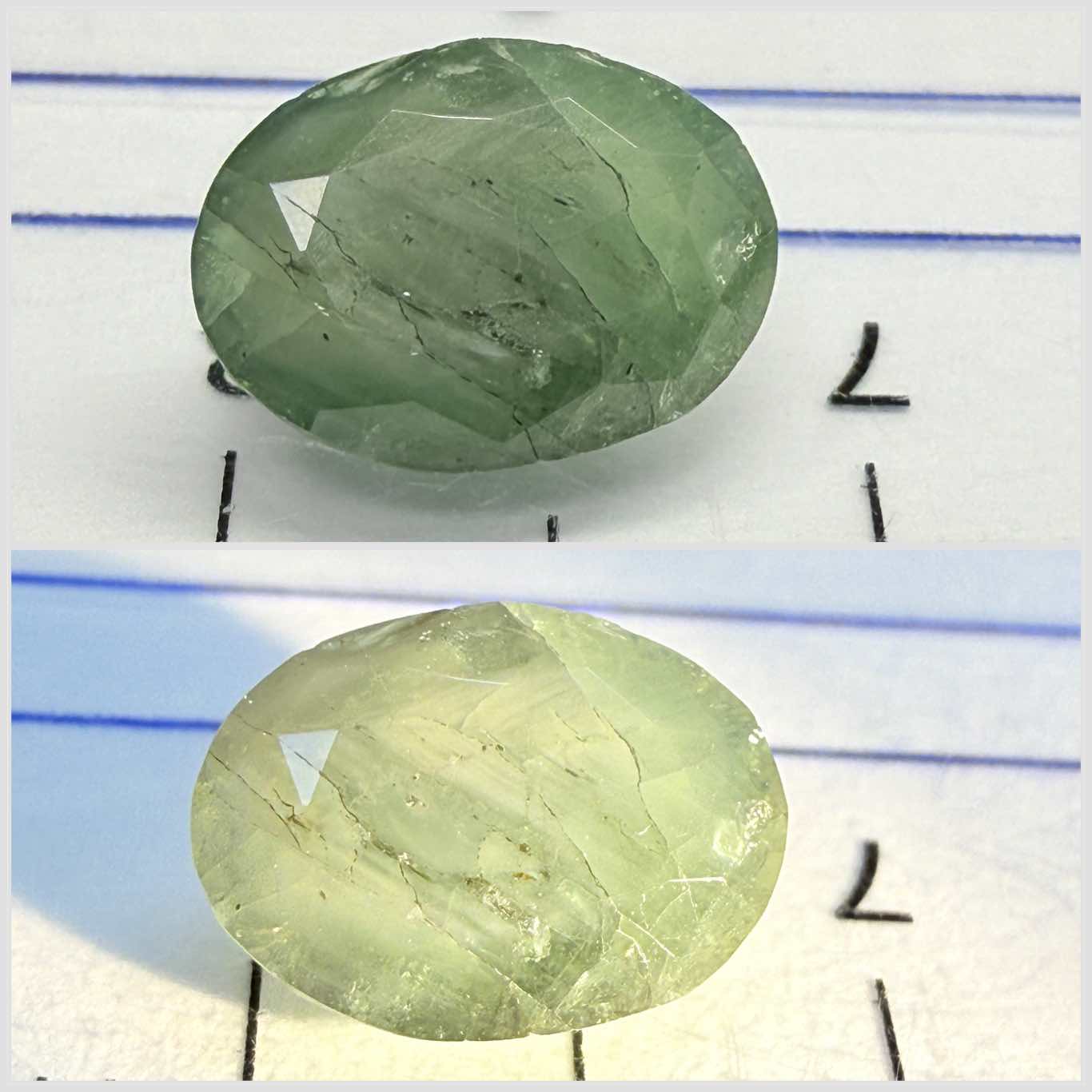 Alexandrite, 1.82ct, Manyara, Tanzania, Untreated Unheated, v. slight colour change