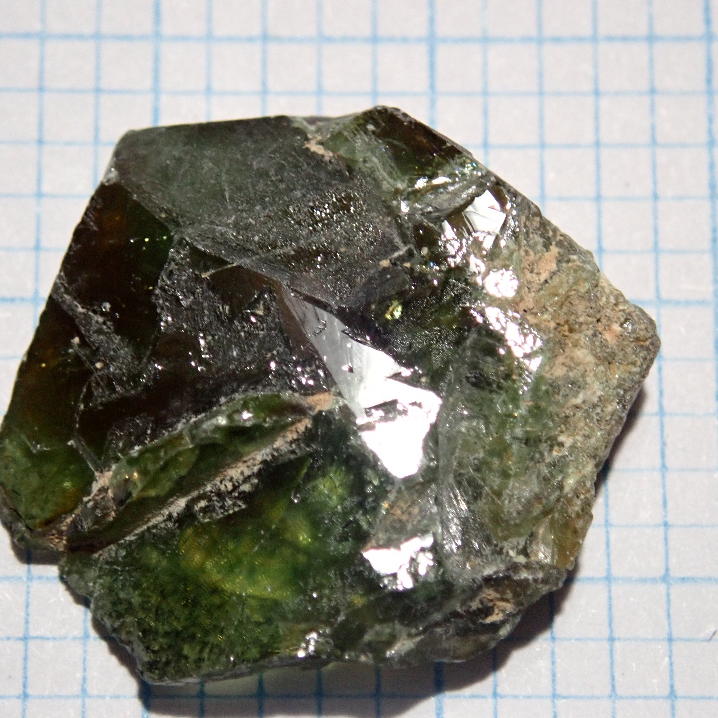 23.64Ct Chrome Sphene Crystal Tanzania Very Rare