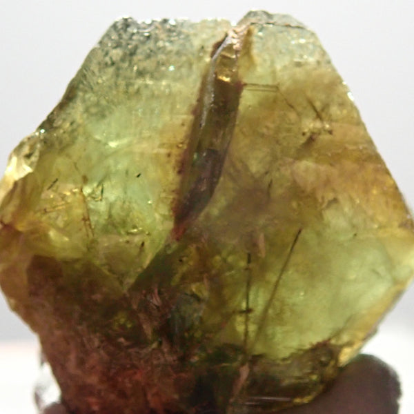 23.64Ct Chrome Sphene Crystal Tanzania Very Rare