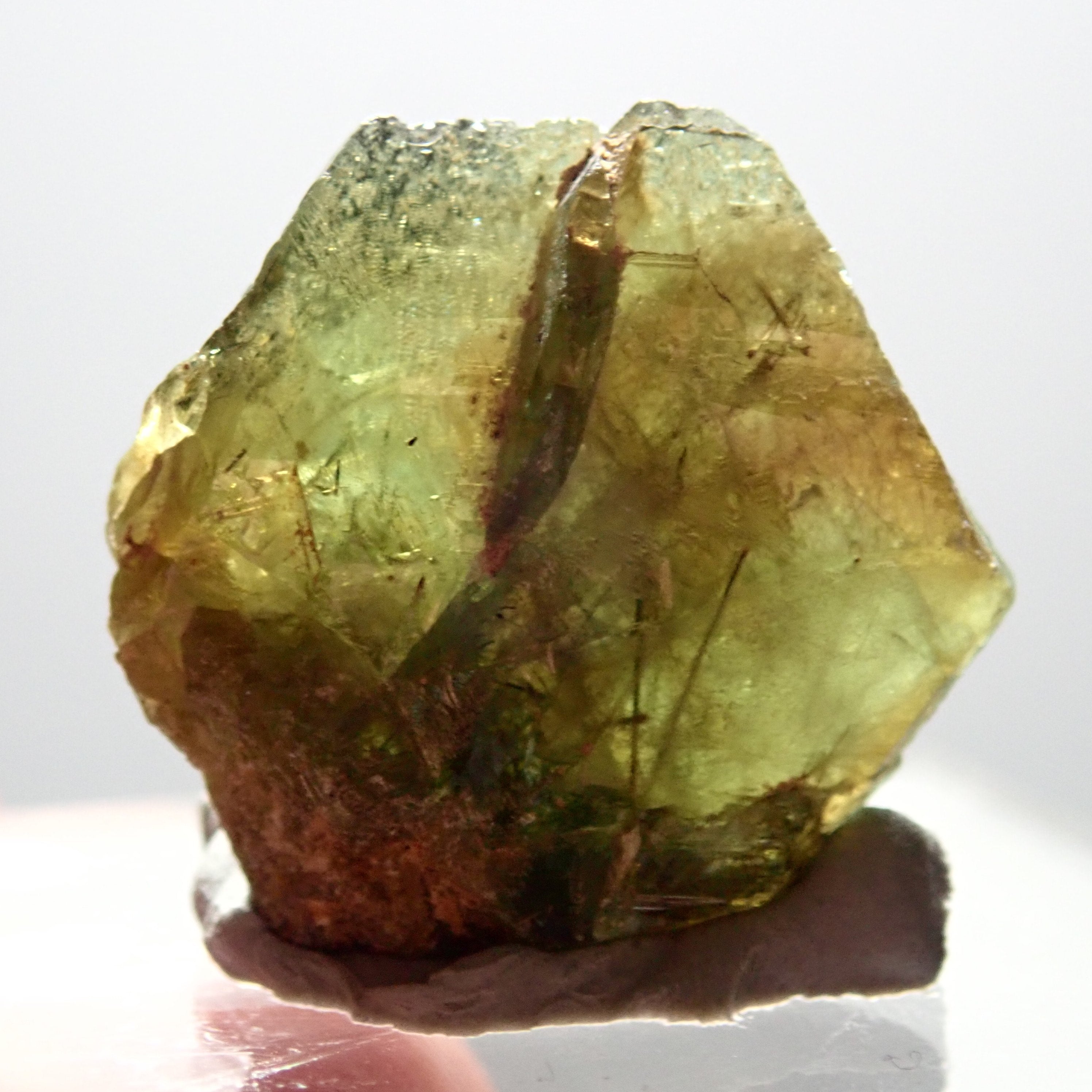 23.64Ct Chrome Sphene Crystal Tanzania Very Rare