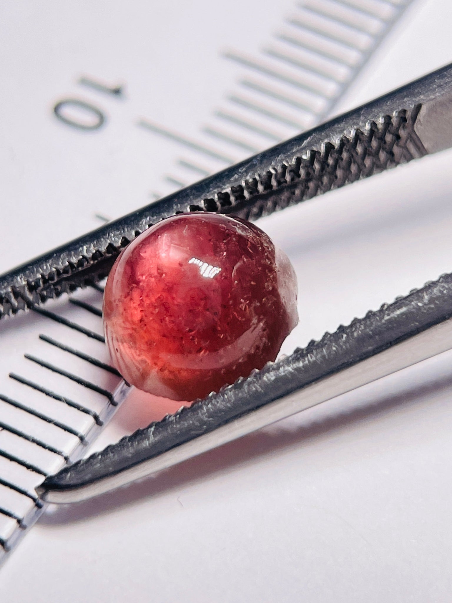 2.10Ct Sapphire Cabochon Seems To Have A Moving Star But As Point Umba Valley Tanzania. Untreated